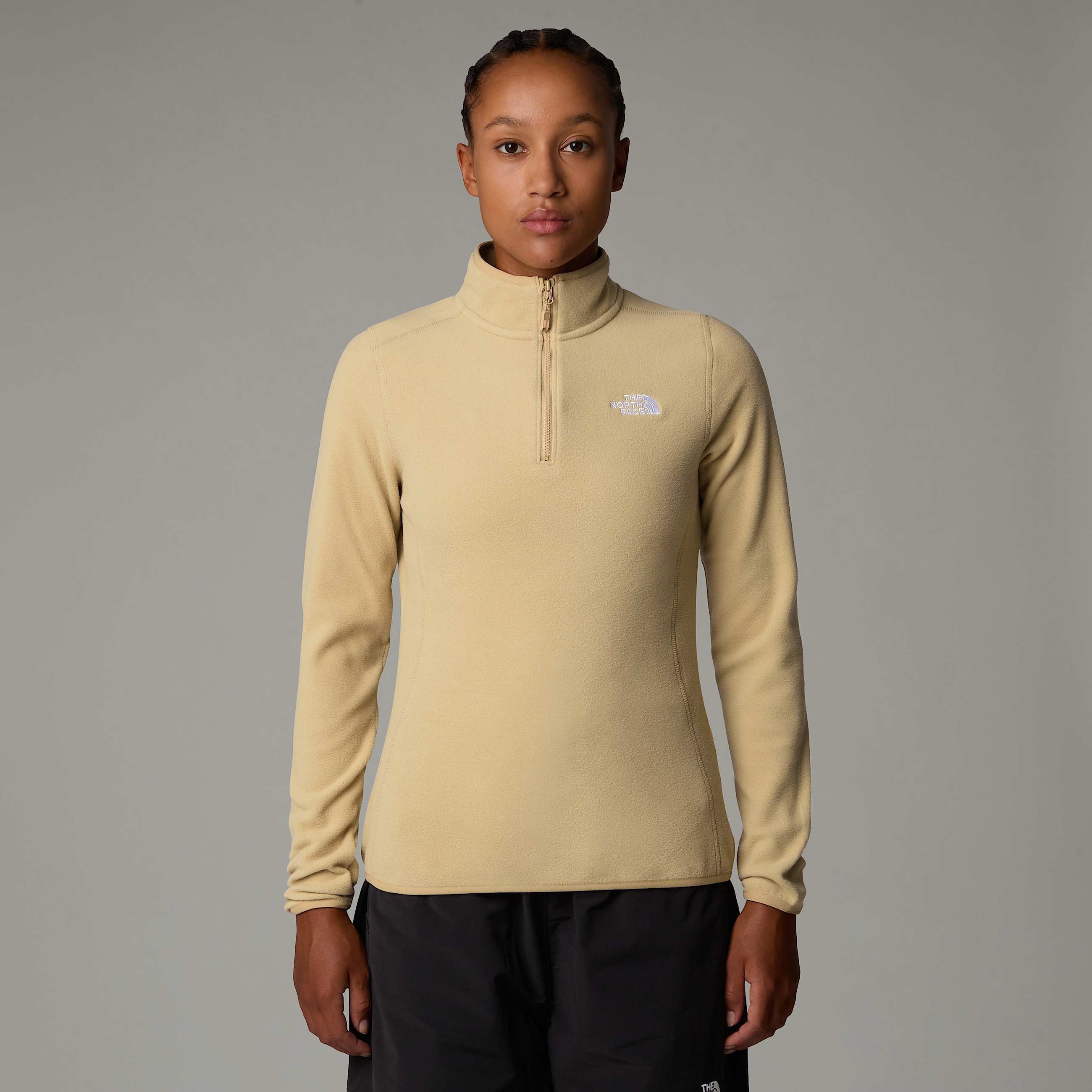 Womens 100 Glacier 14 Zip Fleece TNF ALT2