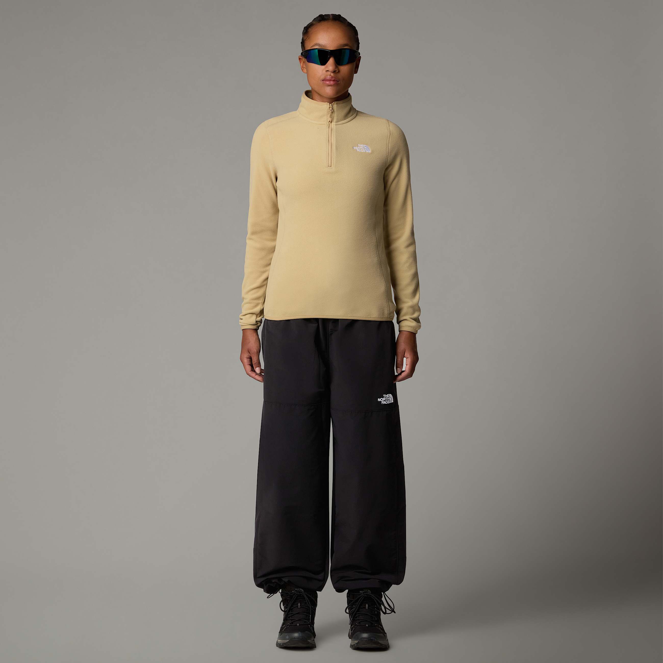 Womens 100 Glacier 14 Zip Fleece TNF ALT5