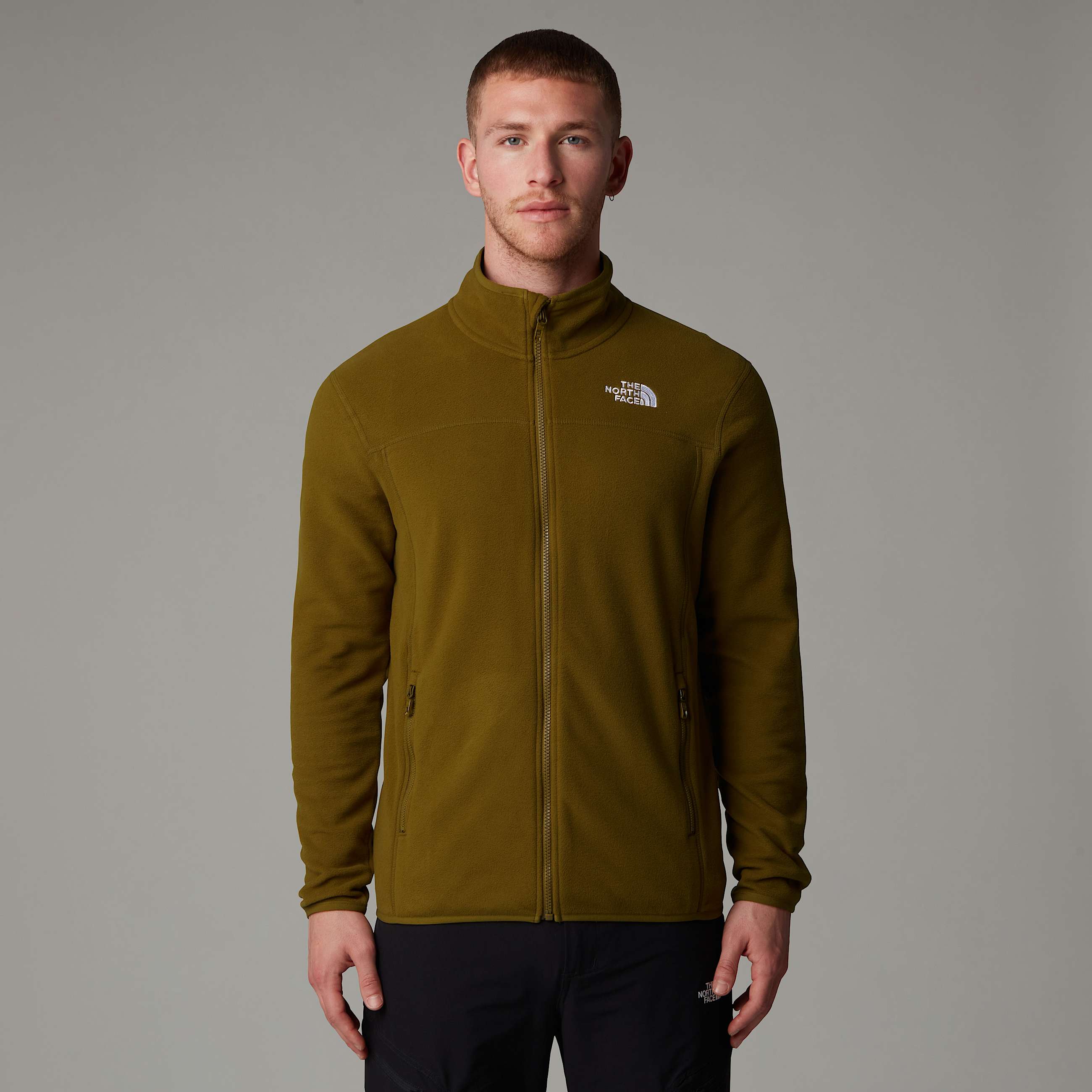 Mens 100 Glacier FullZip Fleece TNF ALT2