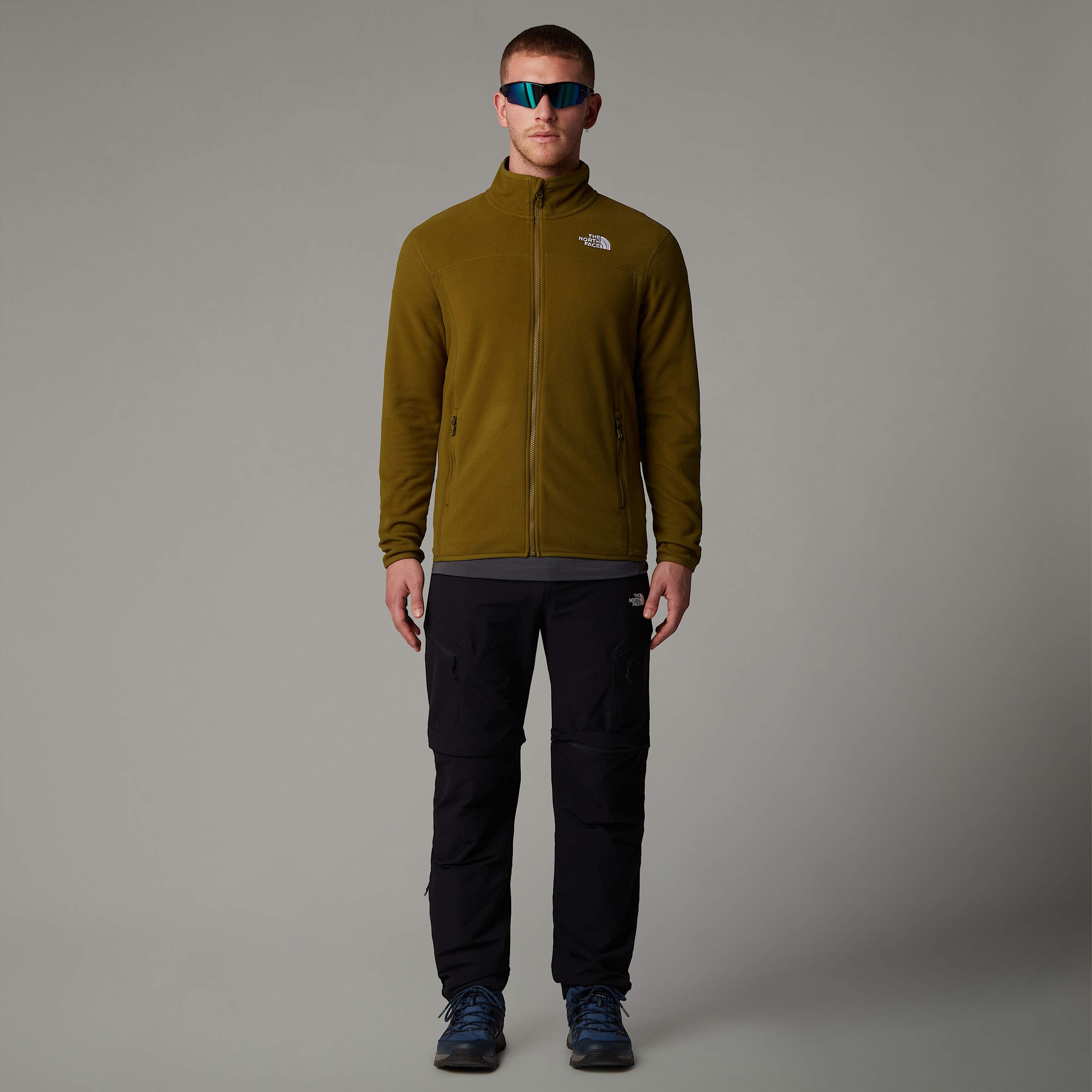 Mens 100 Glacier FullZip Fleece TNF ALT3