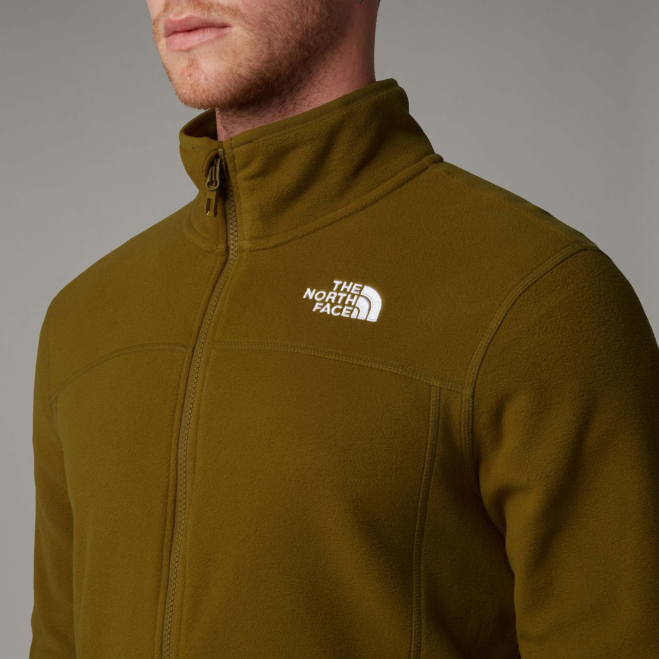 Mens 100 Glacier FullZip Fleece TNF ALT7