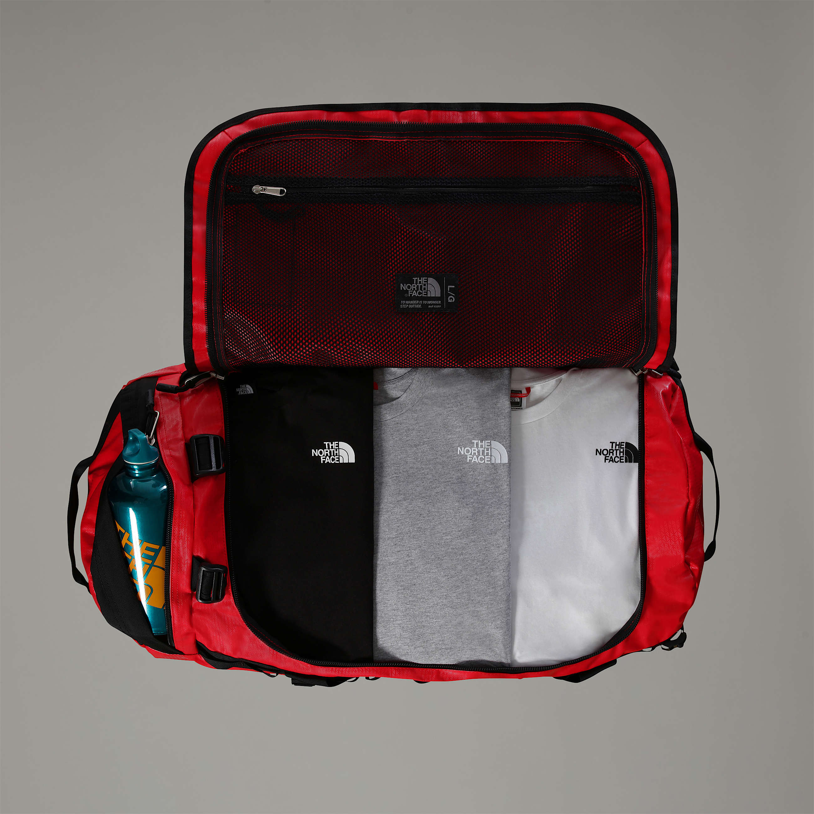 Sac duffel Base Camp 95L  L TNF TNF RedTNF BlackNPF ALT2