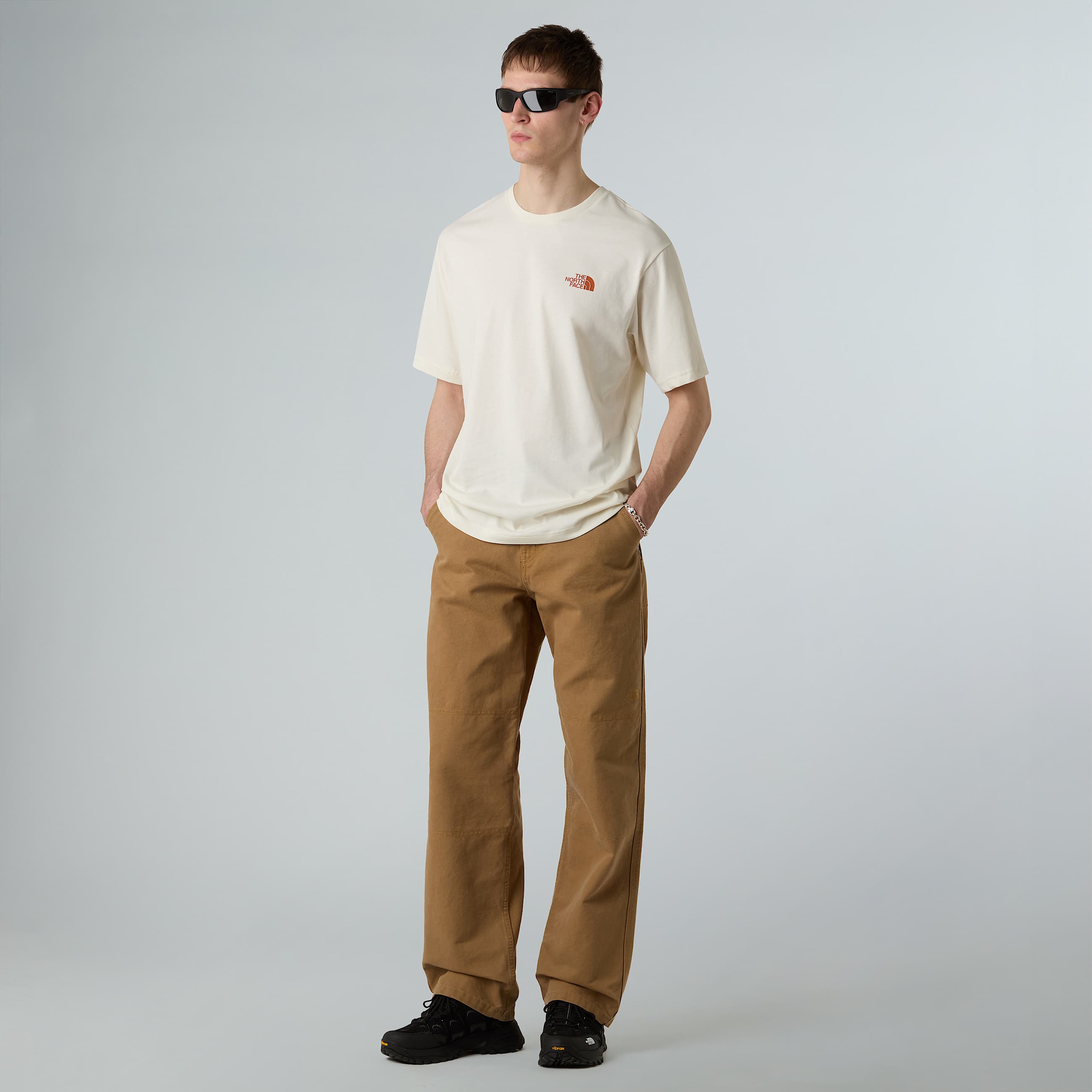 Vintage Postcard Relaxed TShirt Unisex TNF ALT4