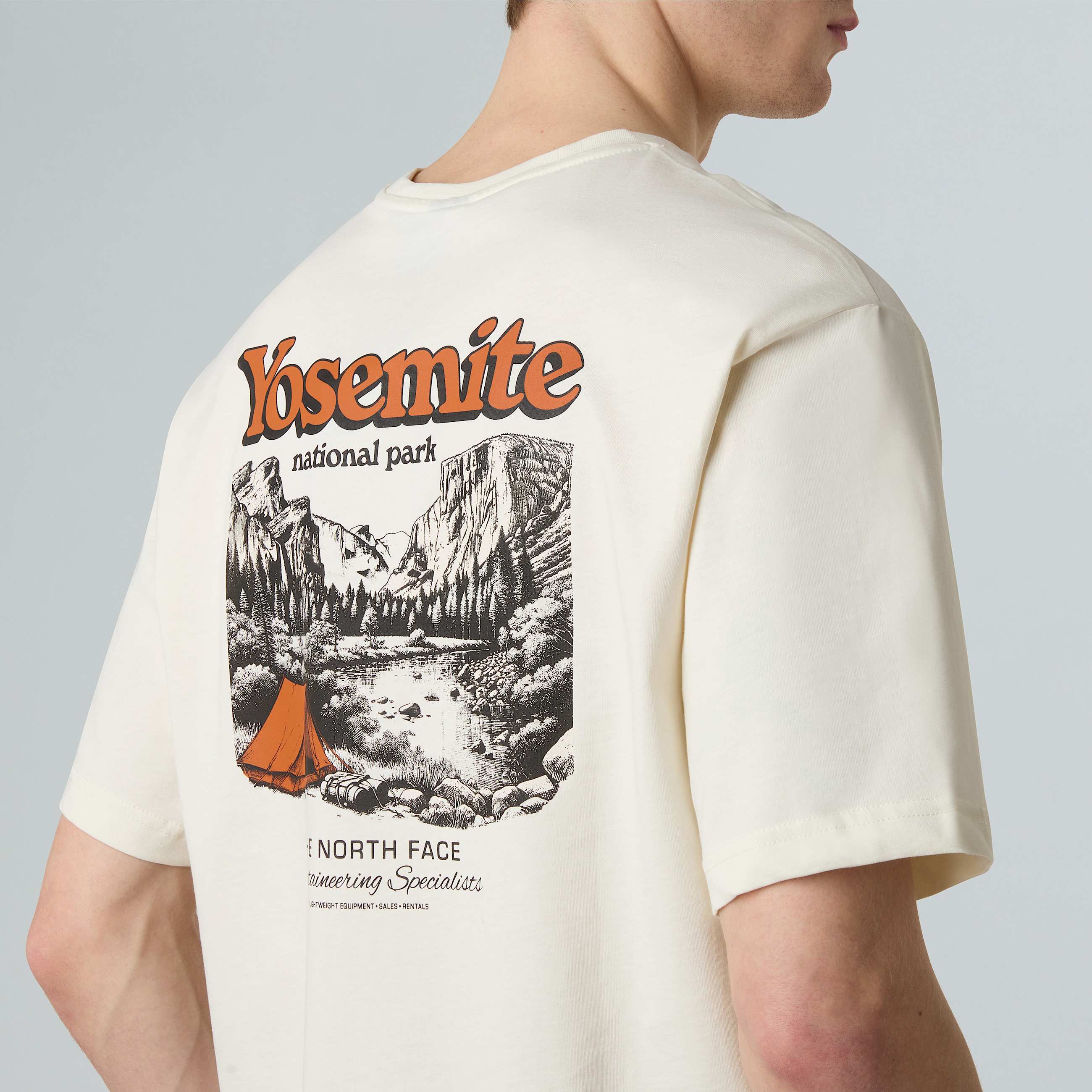 Vintage Postcard Relaxed TShirt Unisex TNF ALT6