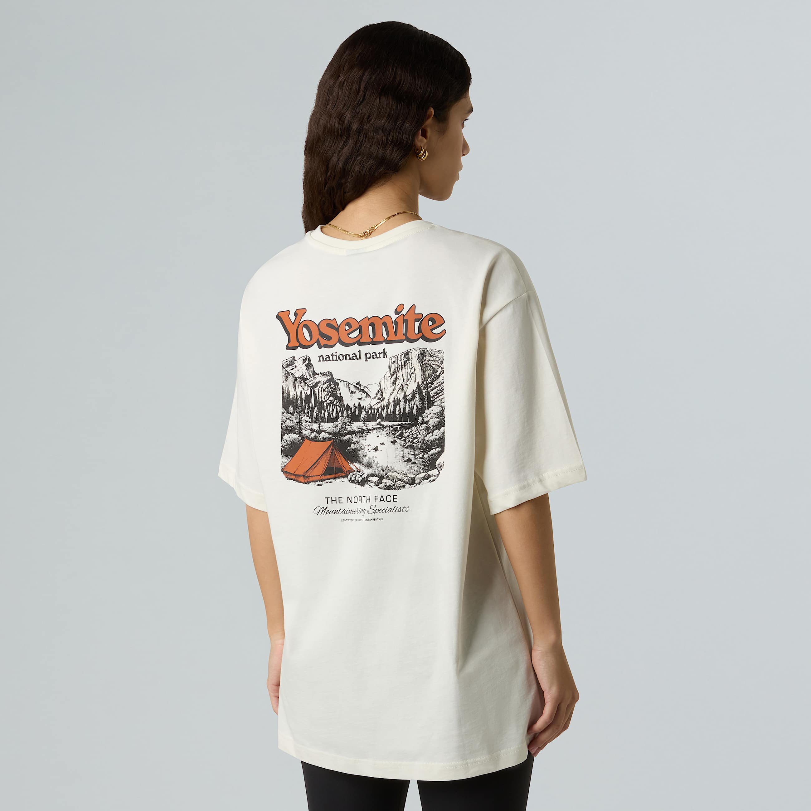 Vintage Postcard Relaxed TShirt Unisex TNF ALT7