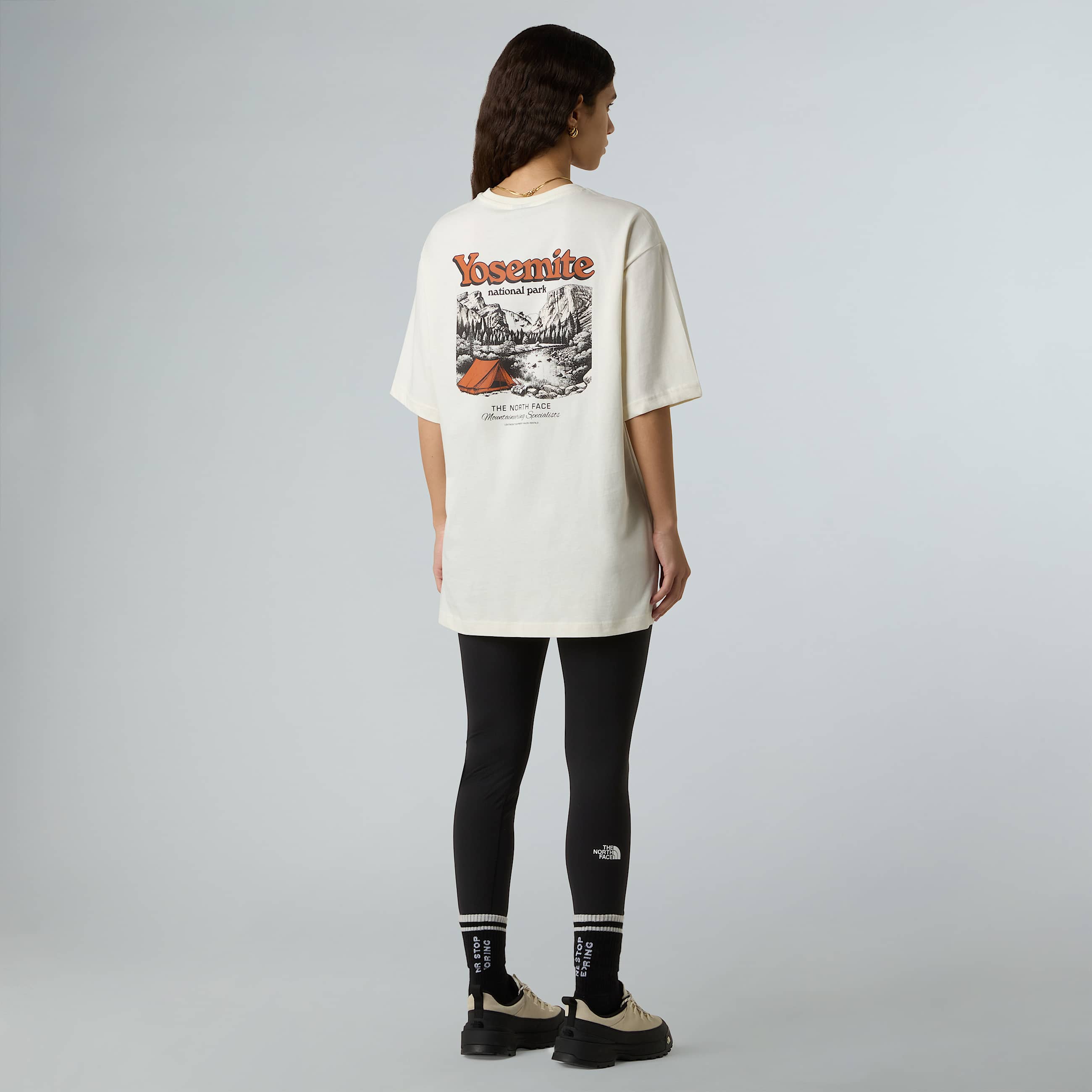 Vintage Postcard Relaxed TShirt Unisex TNF ALT9