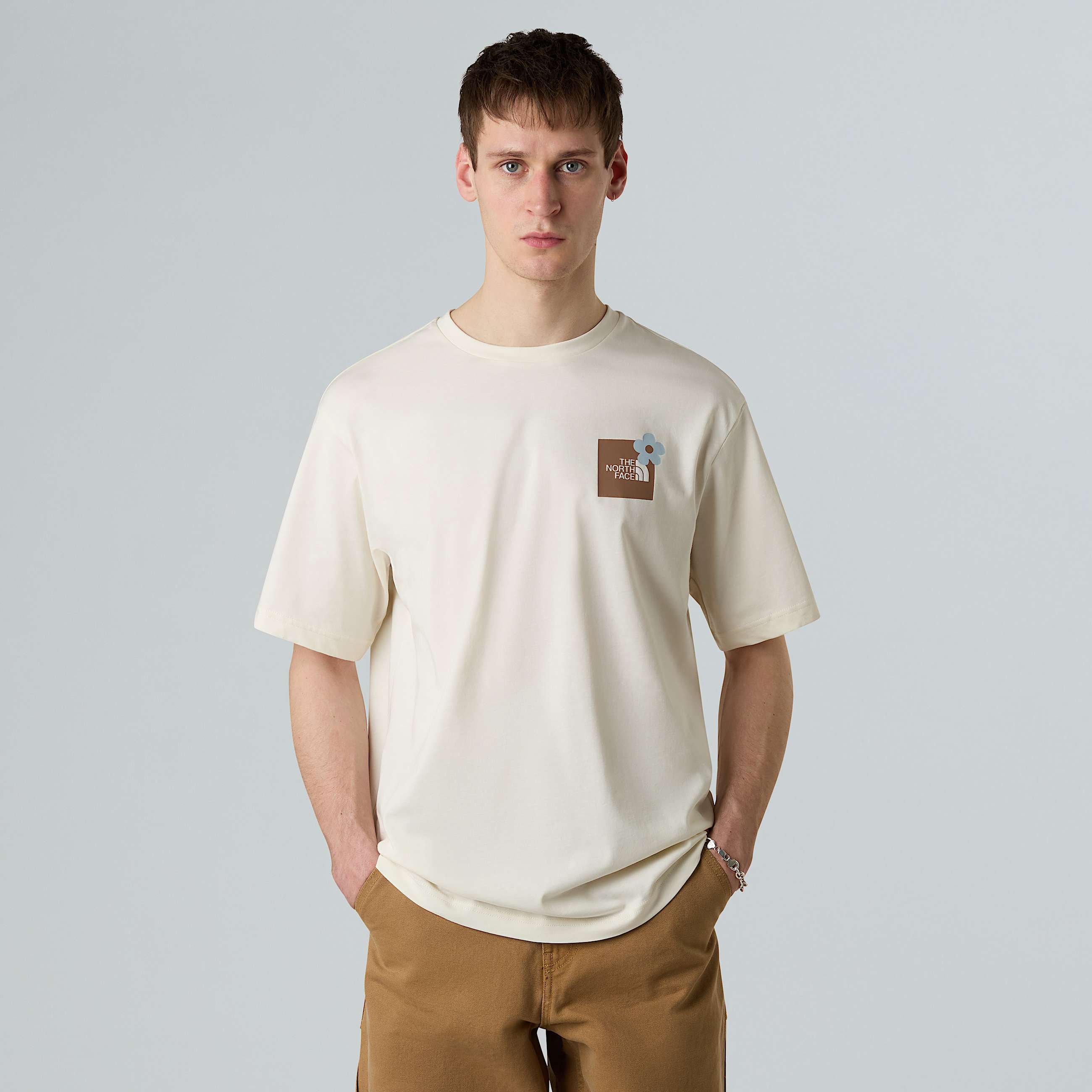 Flower Graphic Relaxed TShirt Unisex TNF ALT3