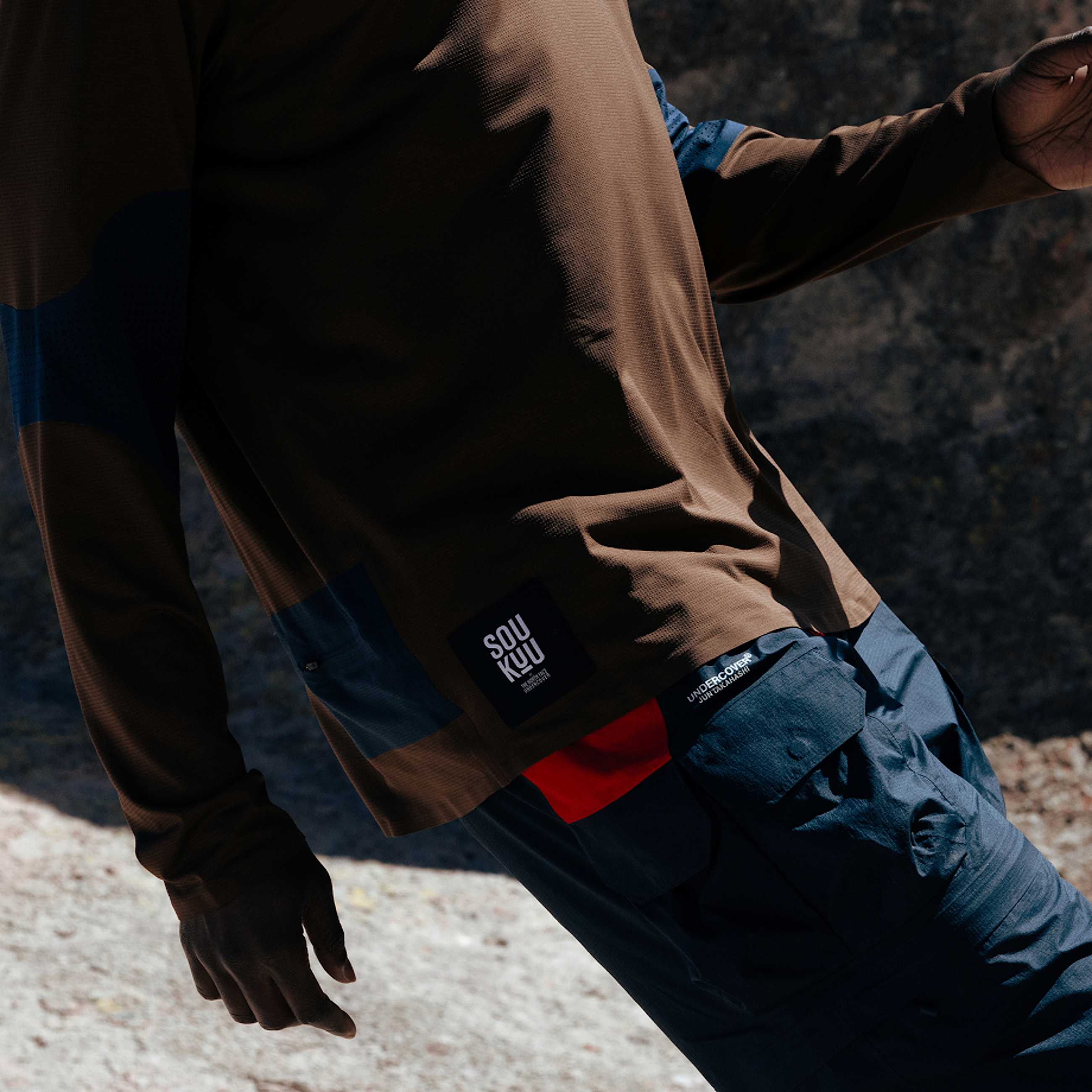 The North Face X Undercover Soukuu Hike Perforated LongSleeve Top TNF ALT2