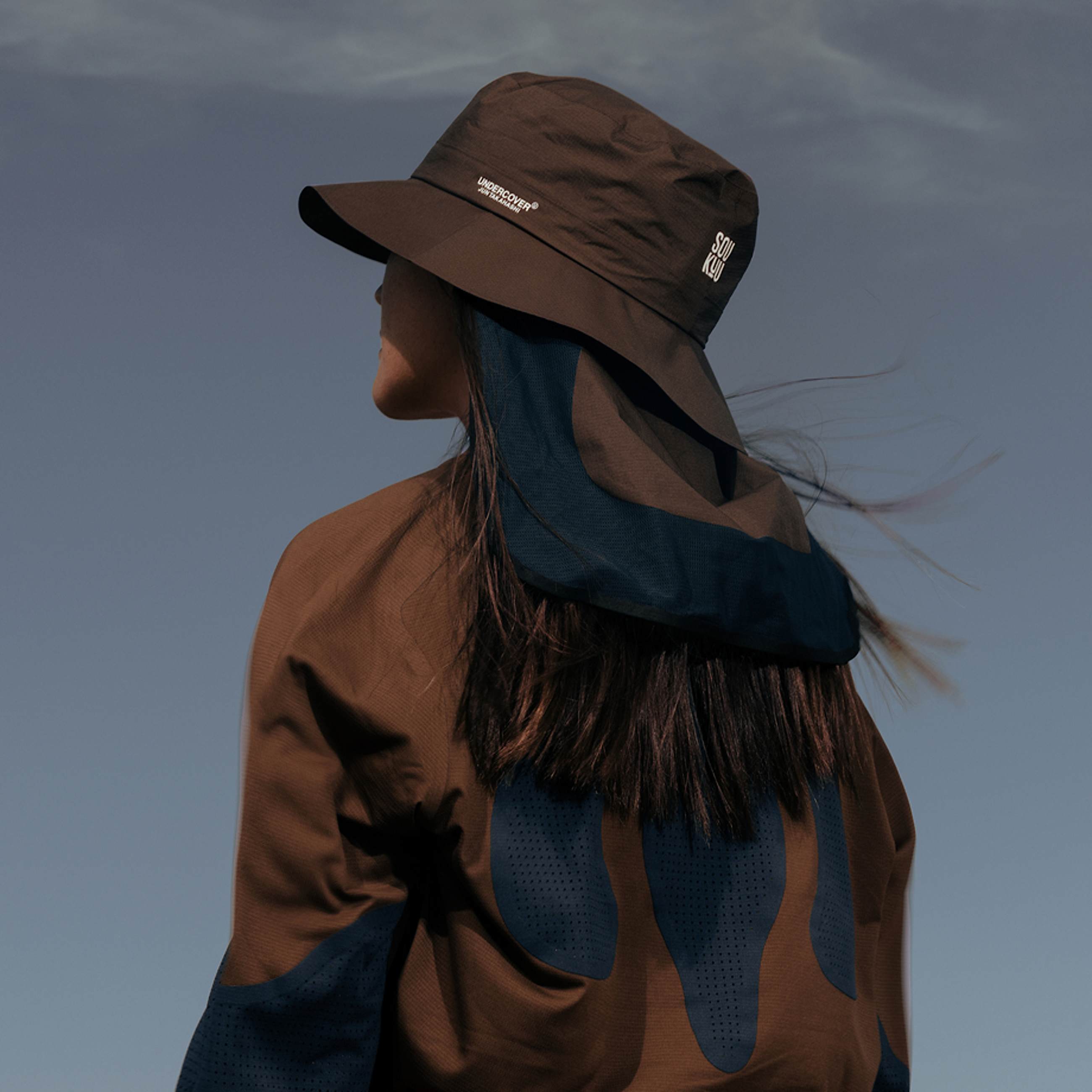 The North Face X Undercover Soukuu Hike Sunshield Bucket Hat TNF ALT4