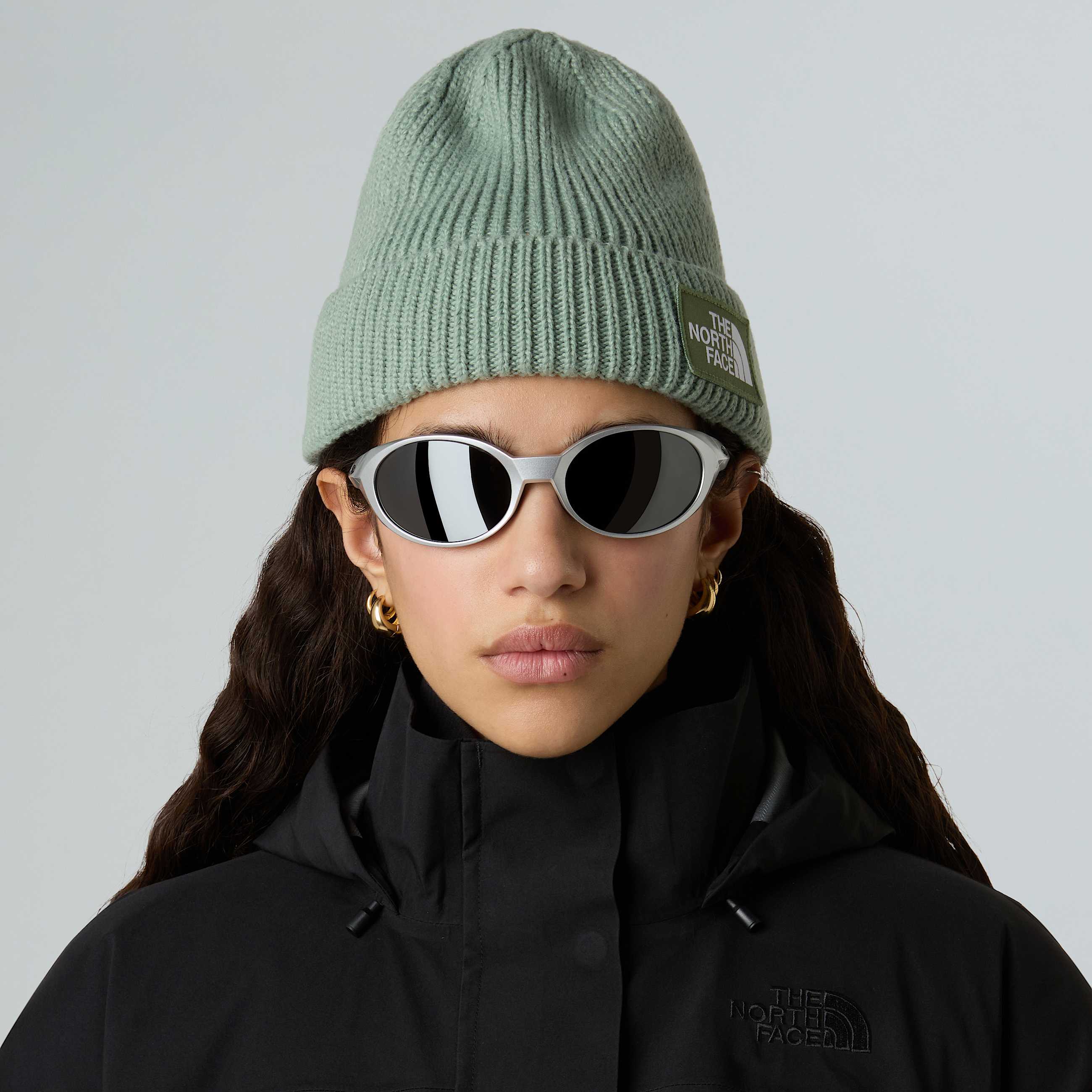 Bonnet  revers et logo carr TNF TNF Slate MossBark Mist ALT1