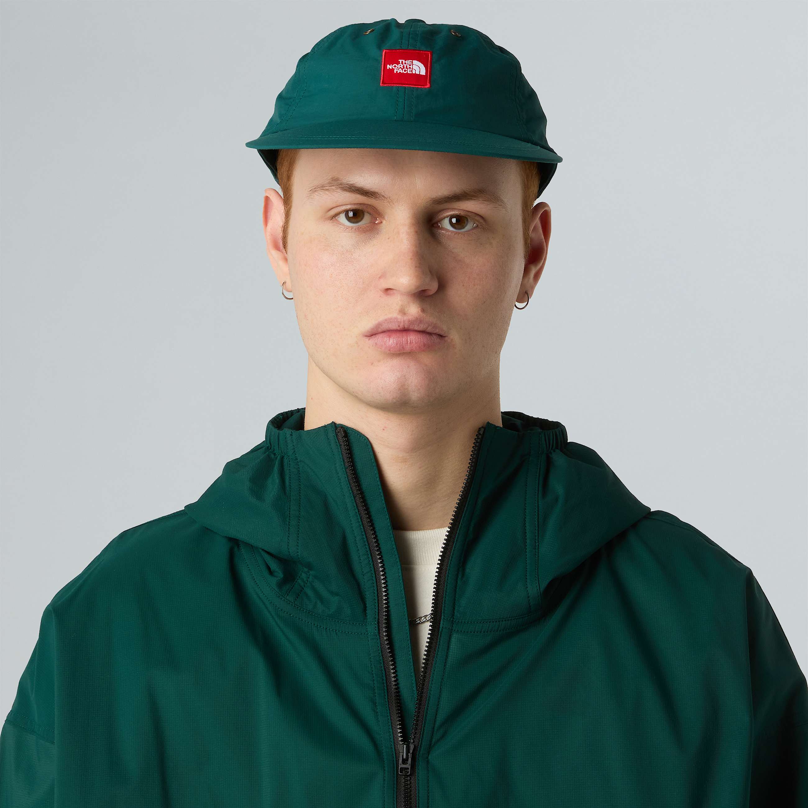 Chapu de nylon Red Box TNF Hunter Green ALT1