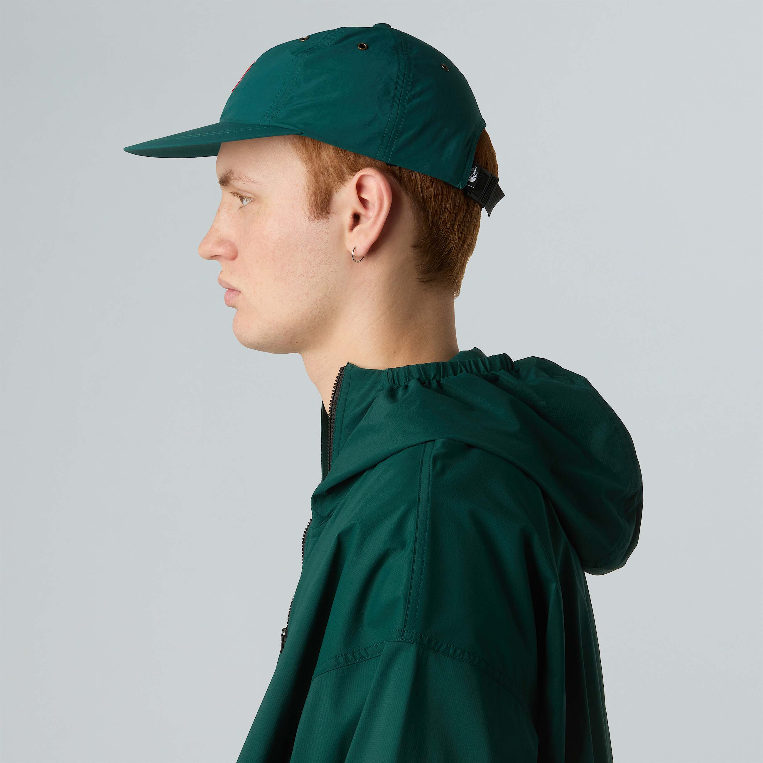 Chapu de nylon Red Box TNF Hunter Green ALT3