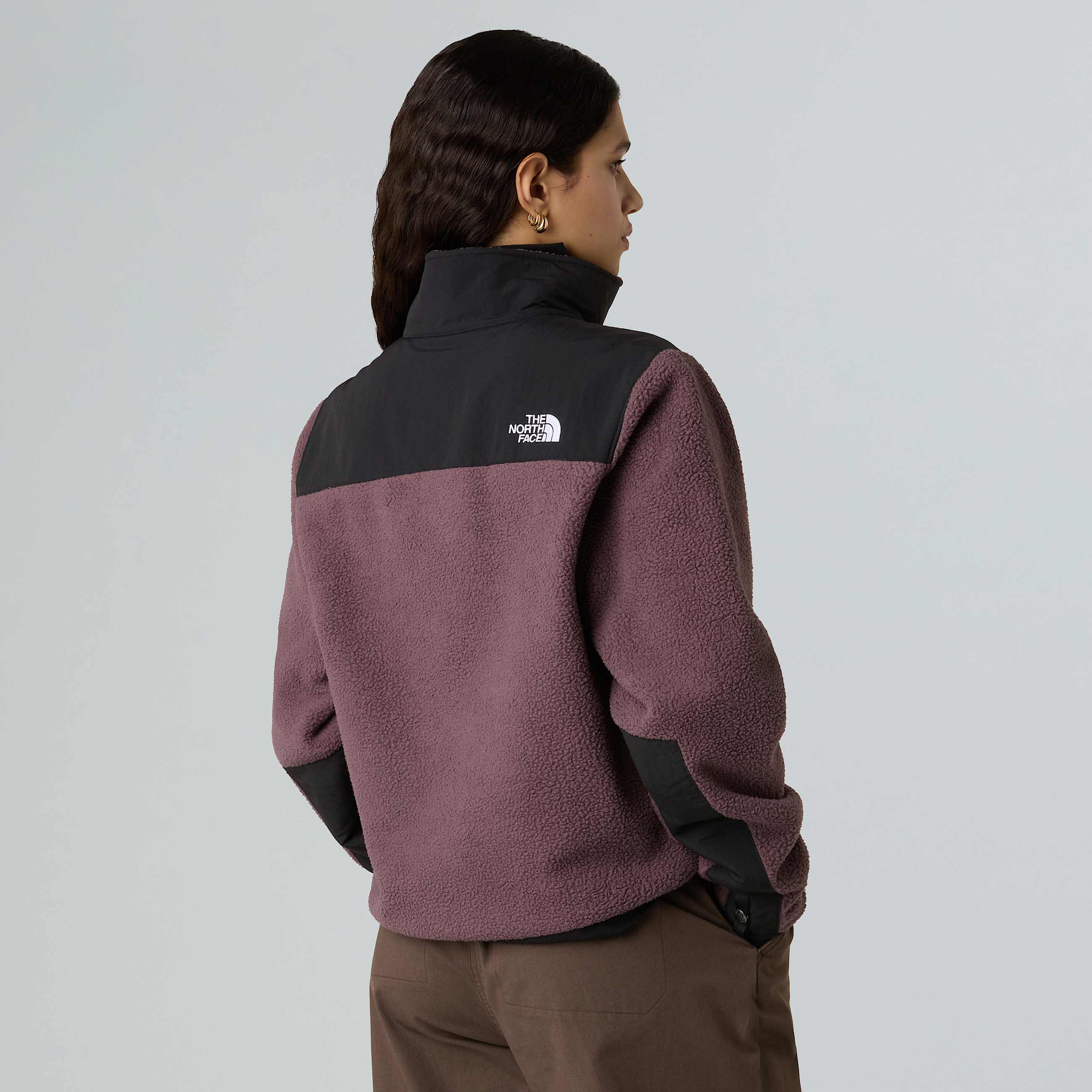 Retro Denali Jacke fr Damen TNF Tawny QuartzTNF Black ALT2