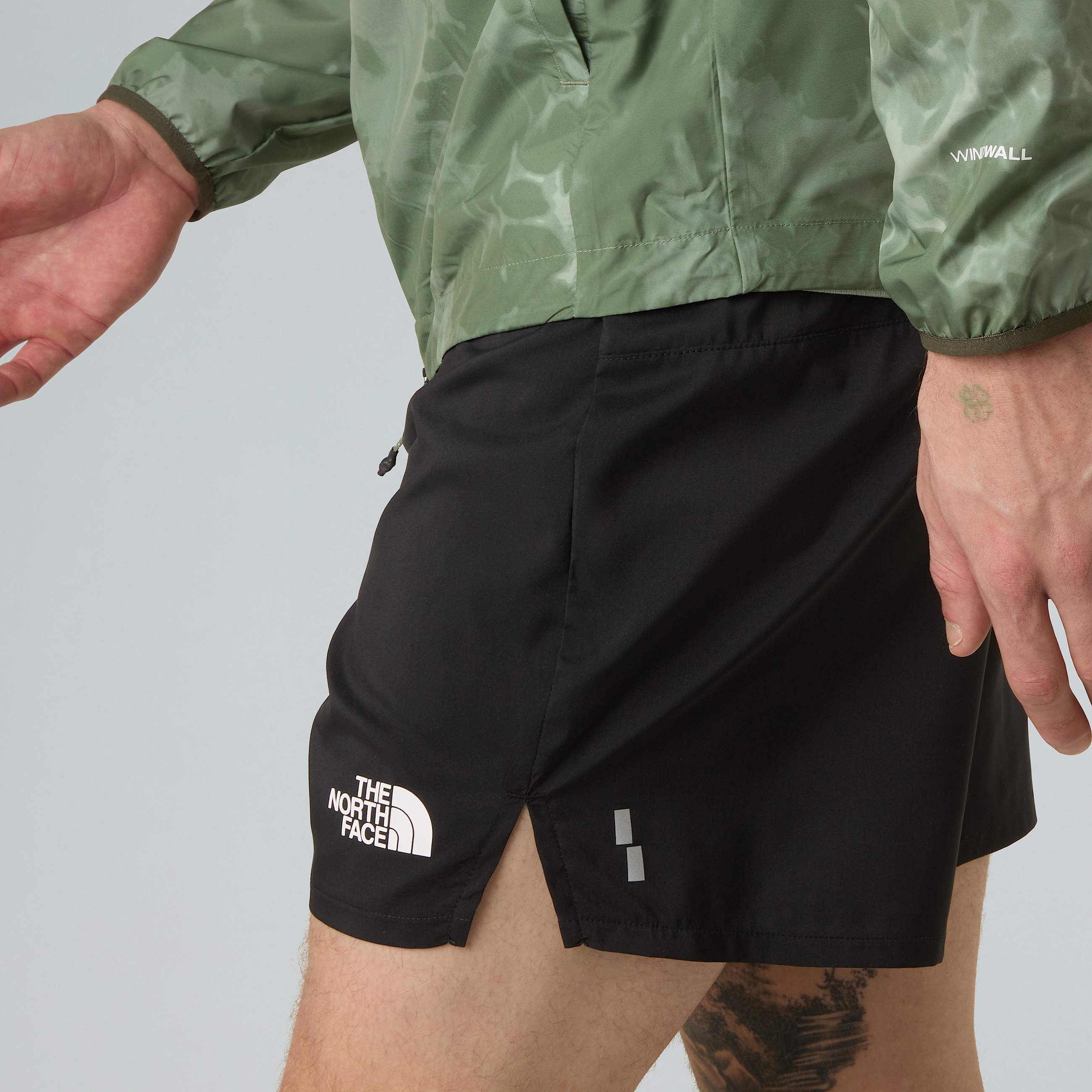 Higher Run Printed Wind Jacket M TNF ALT6