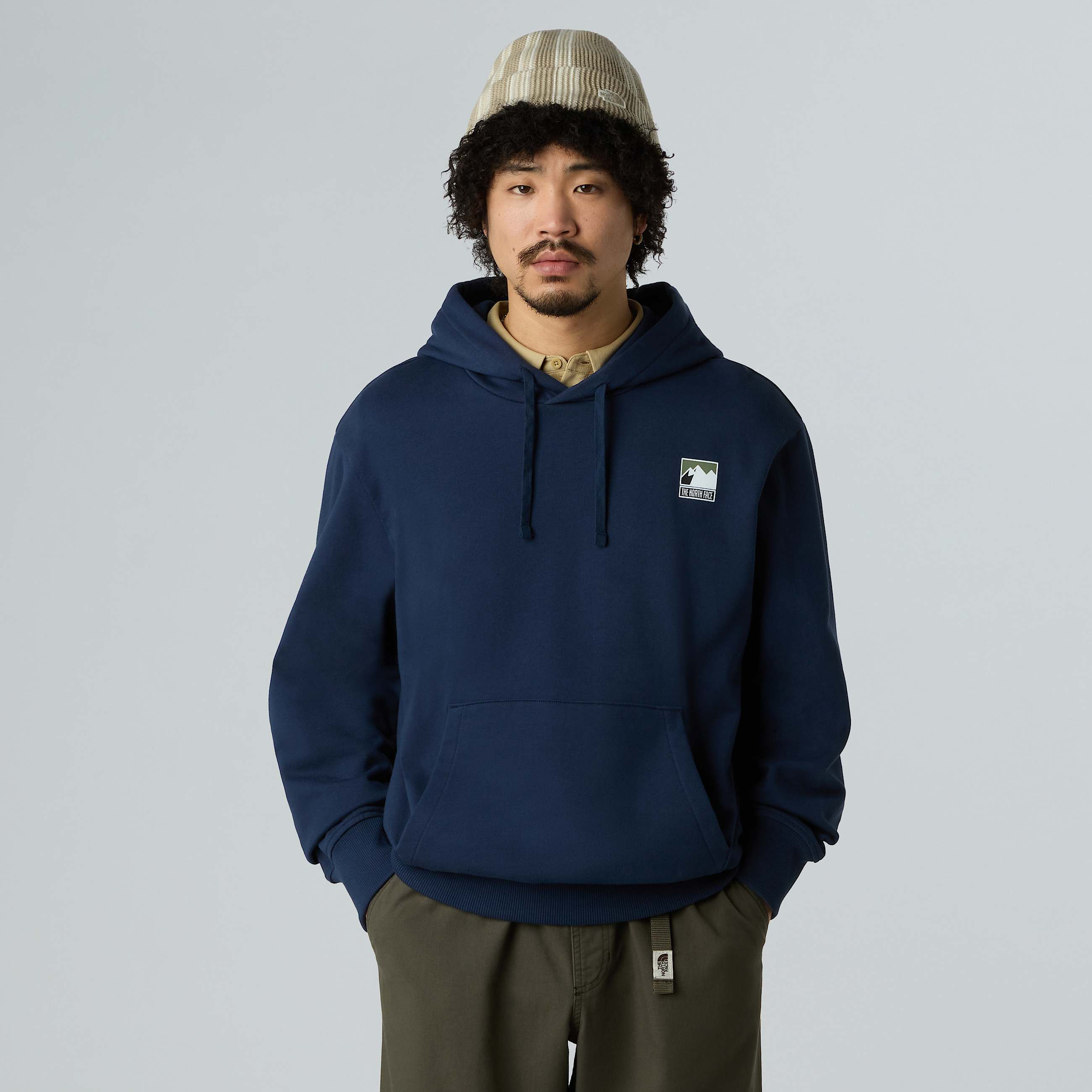 Mountain Logo Relaxed Hoodie M TNF HERO