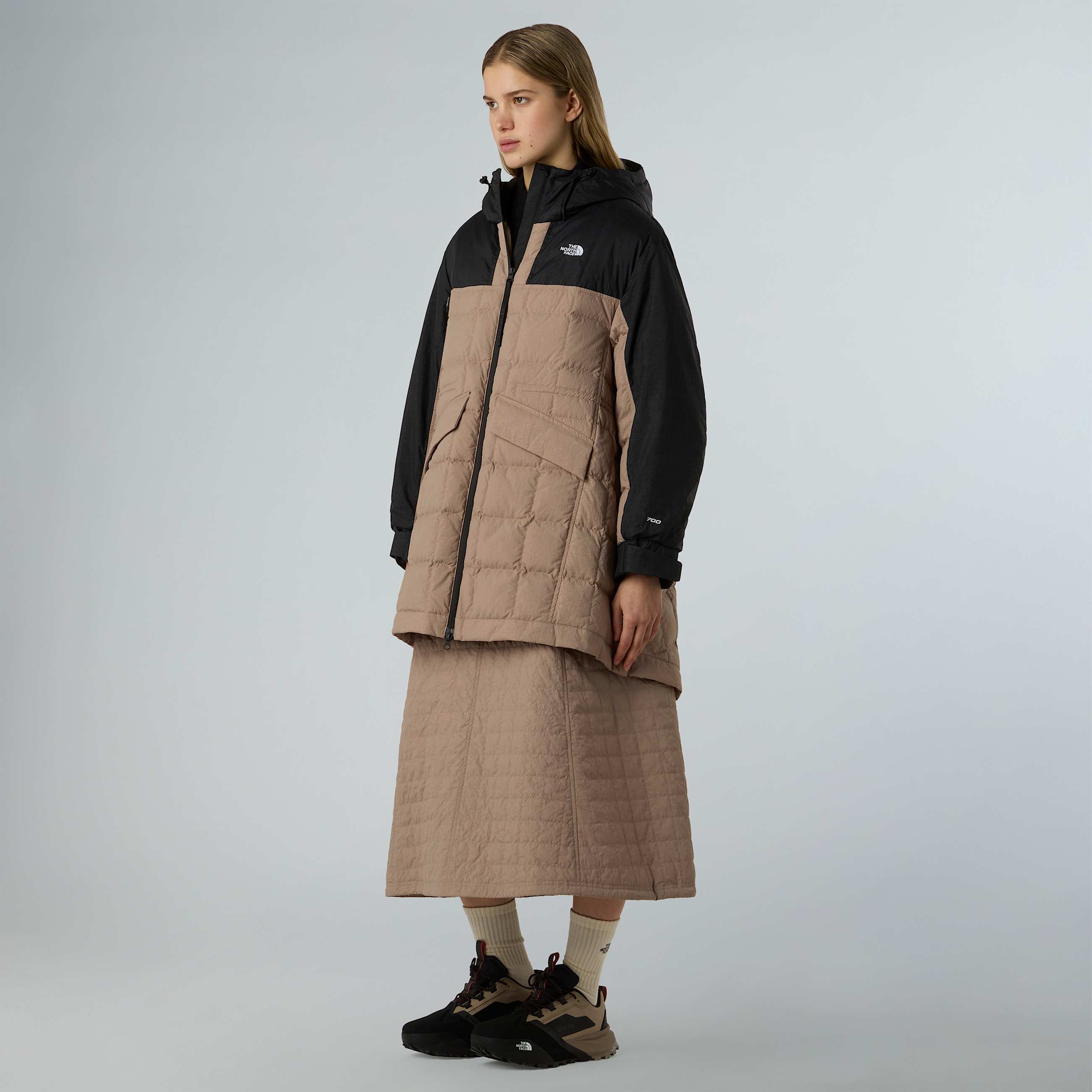 Quilted Volume Skirt W TNF ALT1