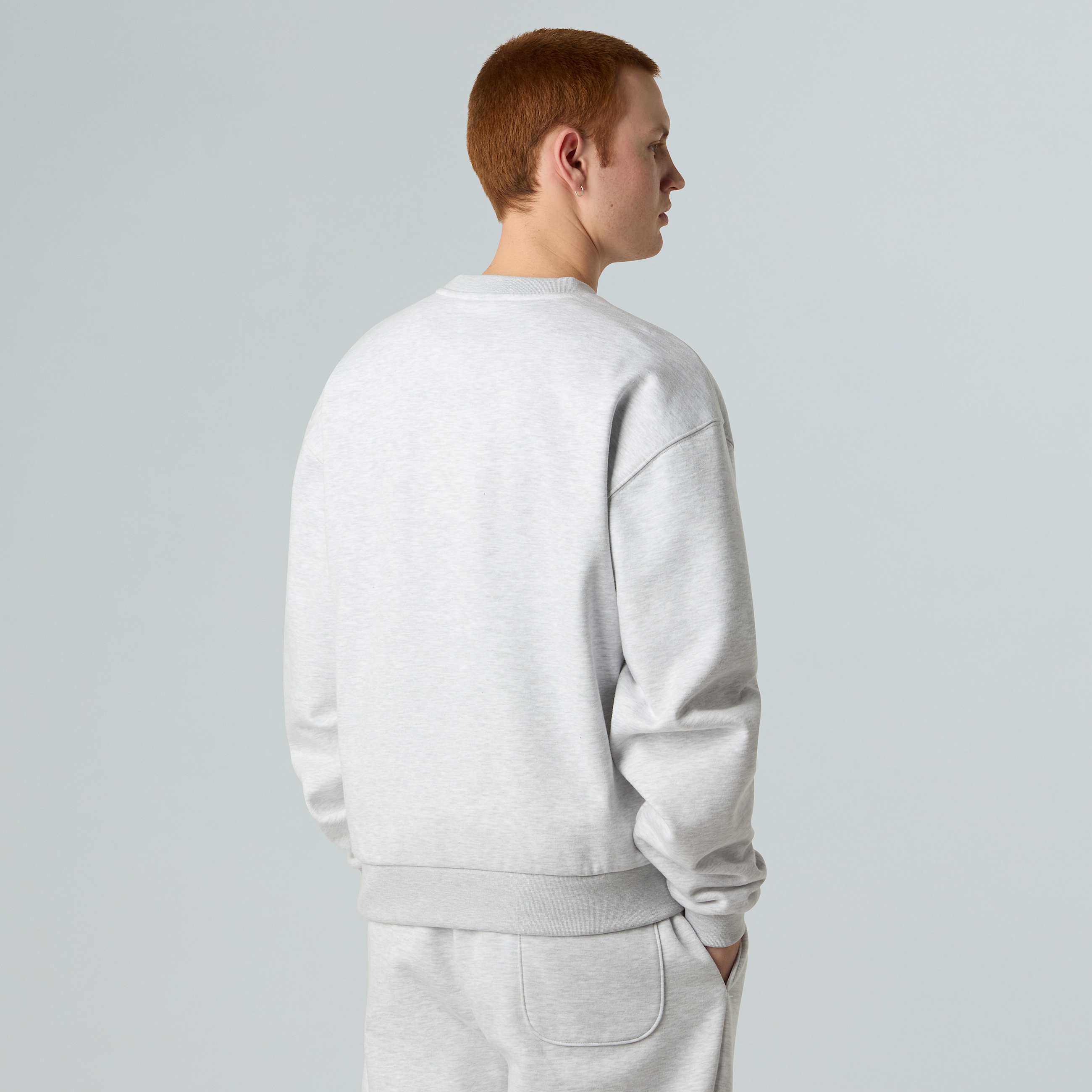 Camisola Red Box para homem TNF TNF Classic Grey Heather ALT2