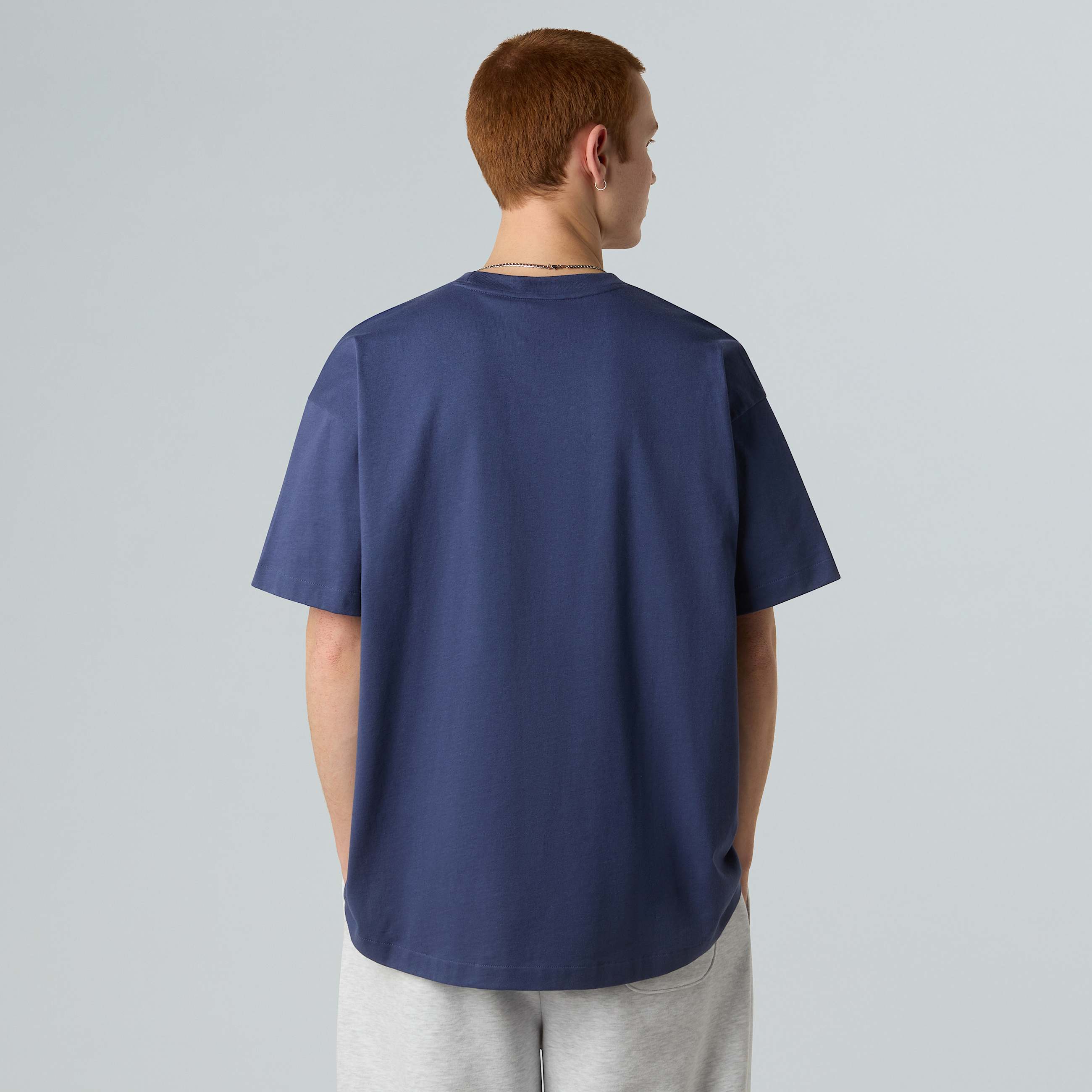 Tshirt de malha Red Box unissexo TNF Lunar Blue ALT2