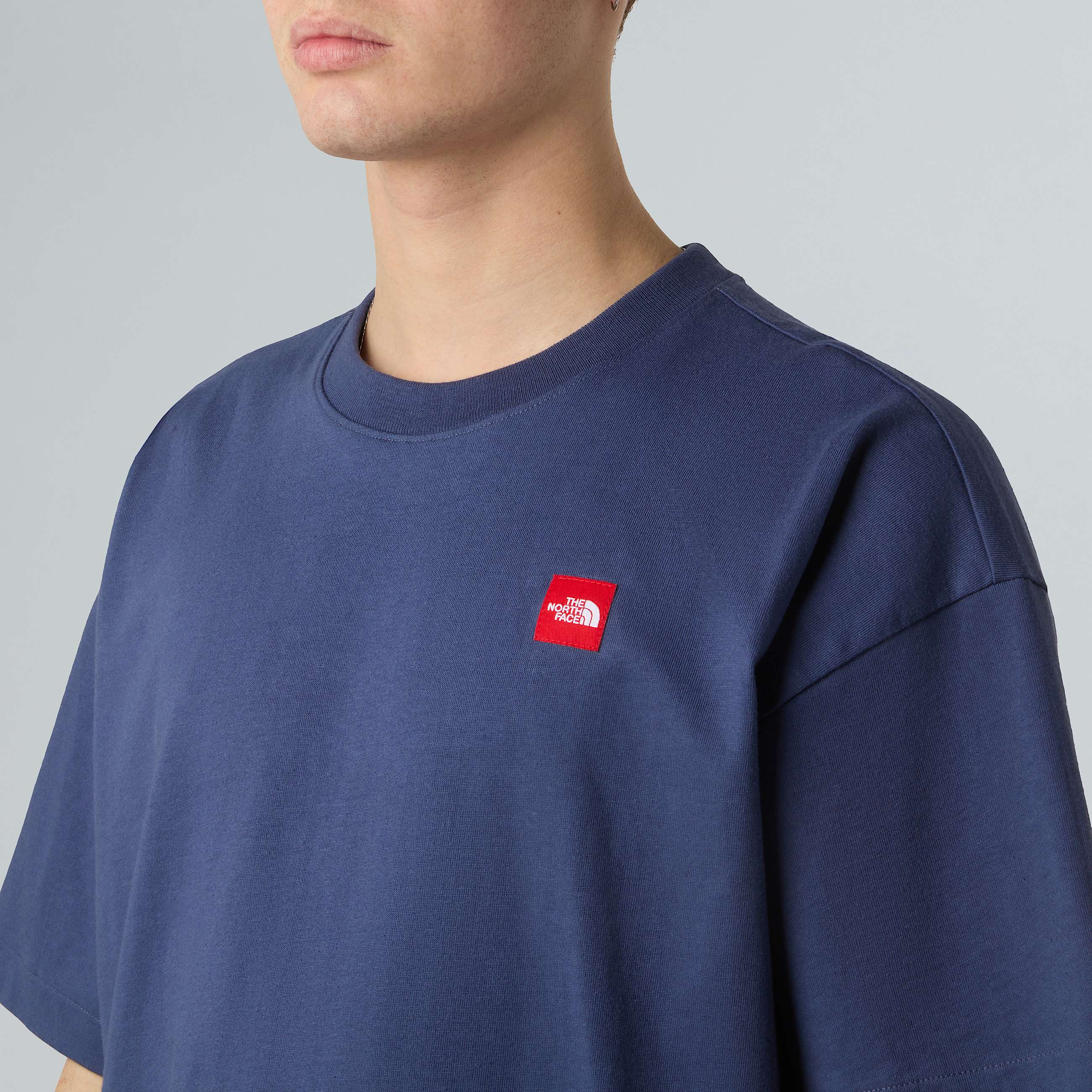 Tshirt de malha Red Box unissexo TNF Lunar Blue ALT3