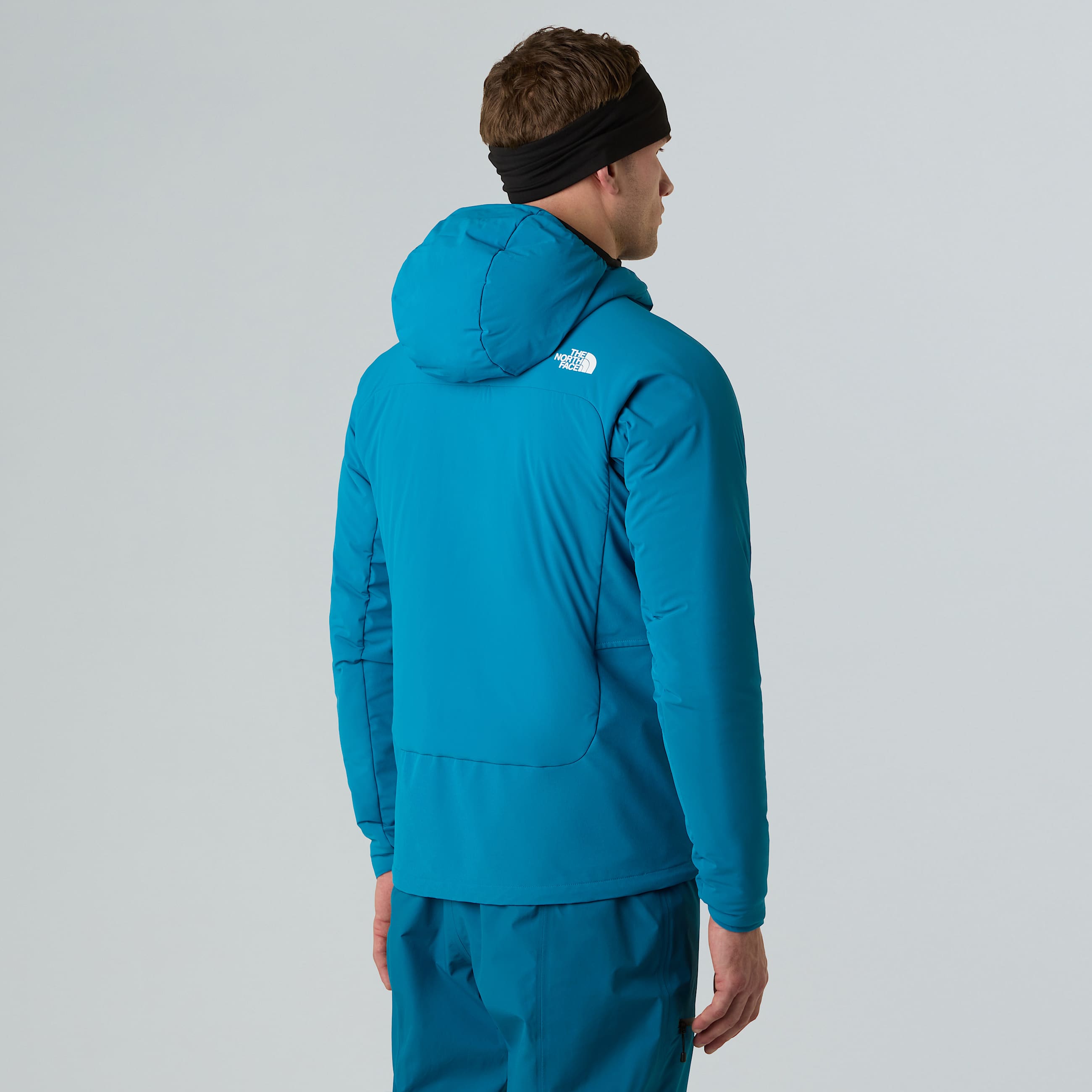 Summit Casaval Hybrid Midlayerhoodie voor heren TNF Dusk Blue ALT2