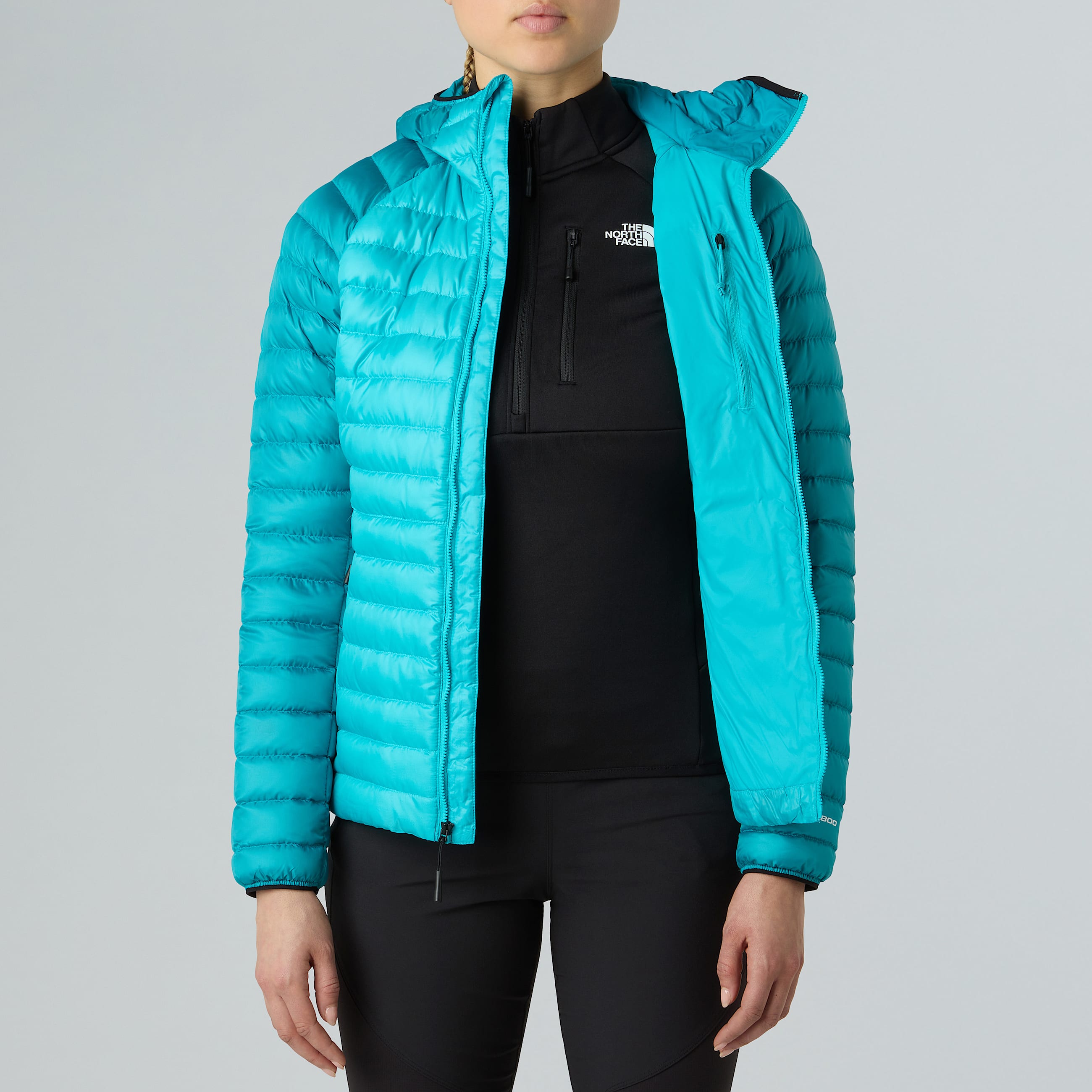 Womens Bettaforca Hooded Down Jacket TNF ALT8