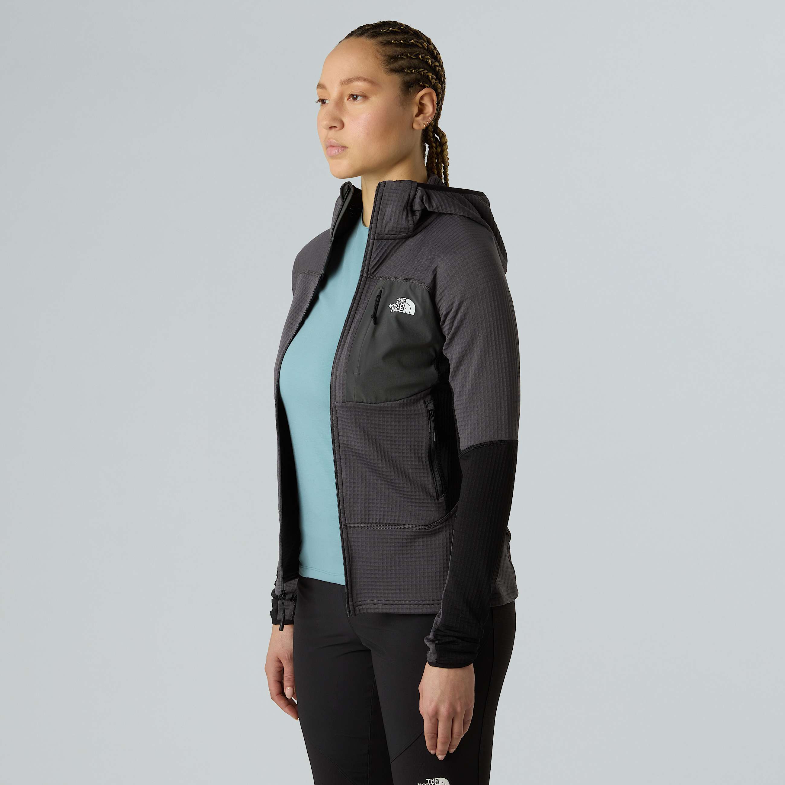 Giacca con cappuccio Stormgap Power Grid da donna TNF ALT3