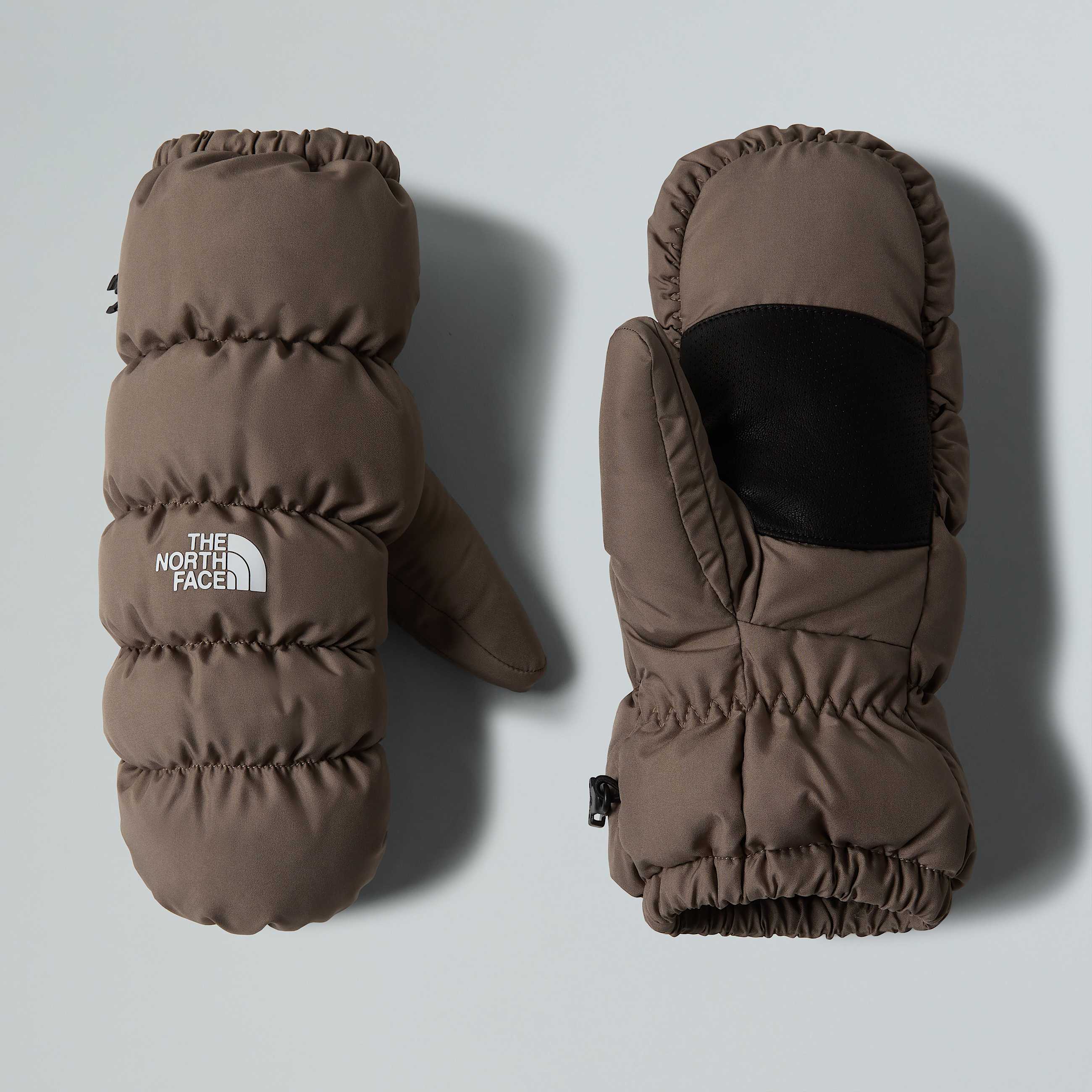 Montana Puffer Mittens TNF Mocha Brown HERO