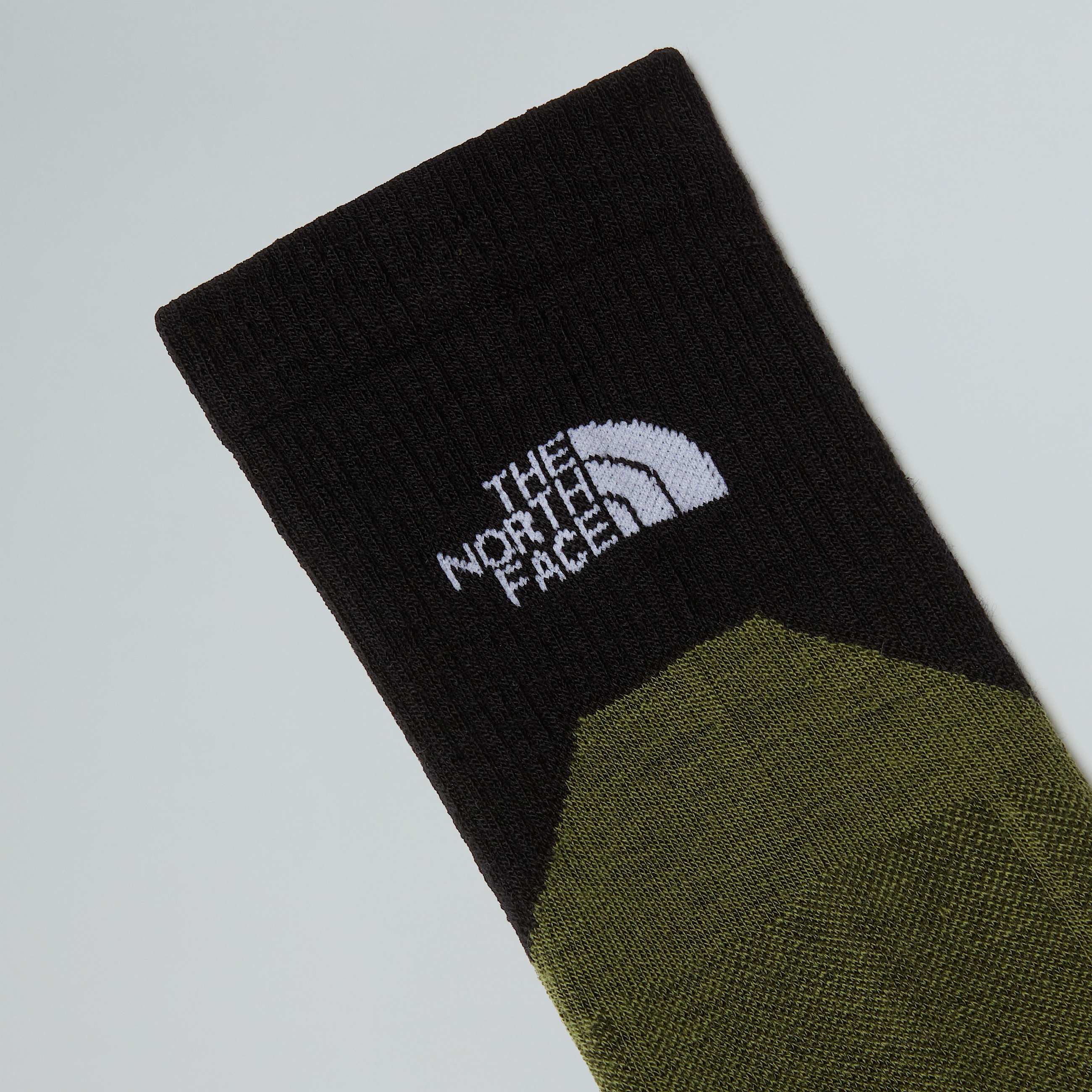 Hiking Crew Socks TNF Bark MistWoodland GreenTNF Black ALT3