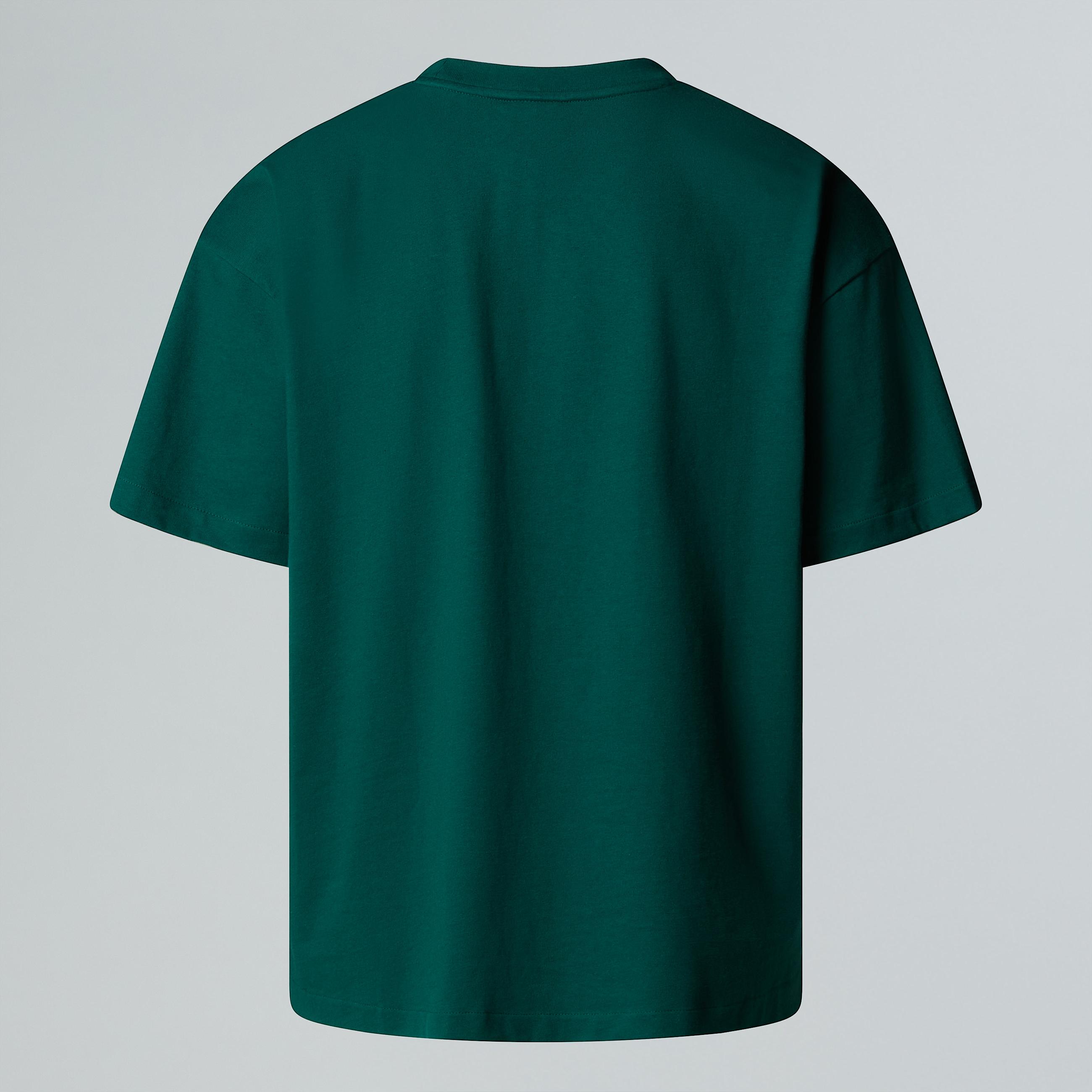 Tshirt de malha Red Box unissexo TNF Hunter Green ALT21
