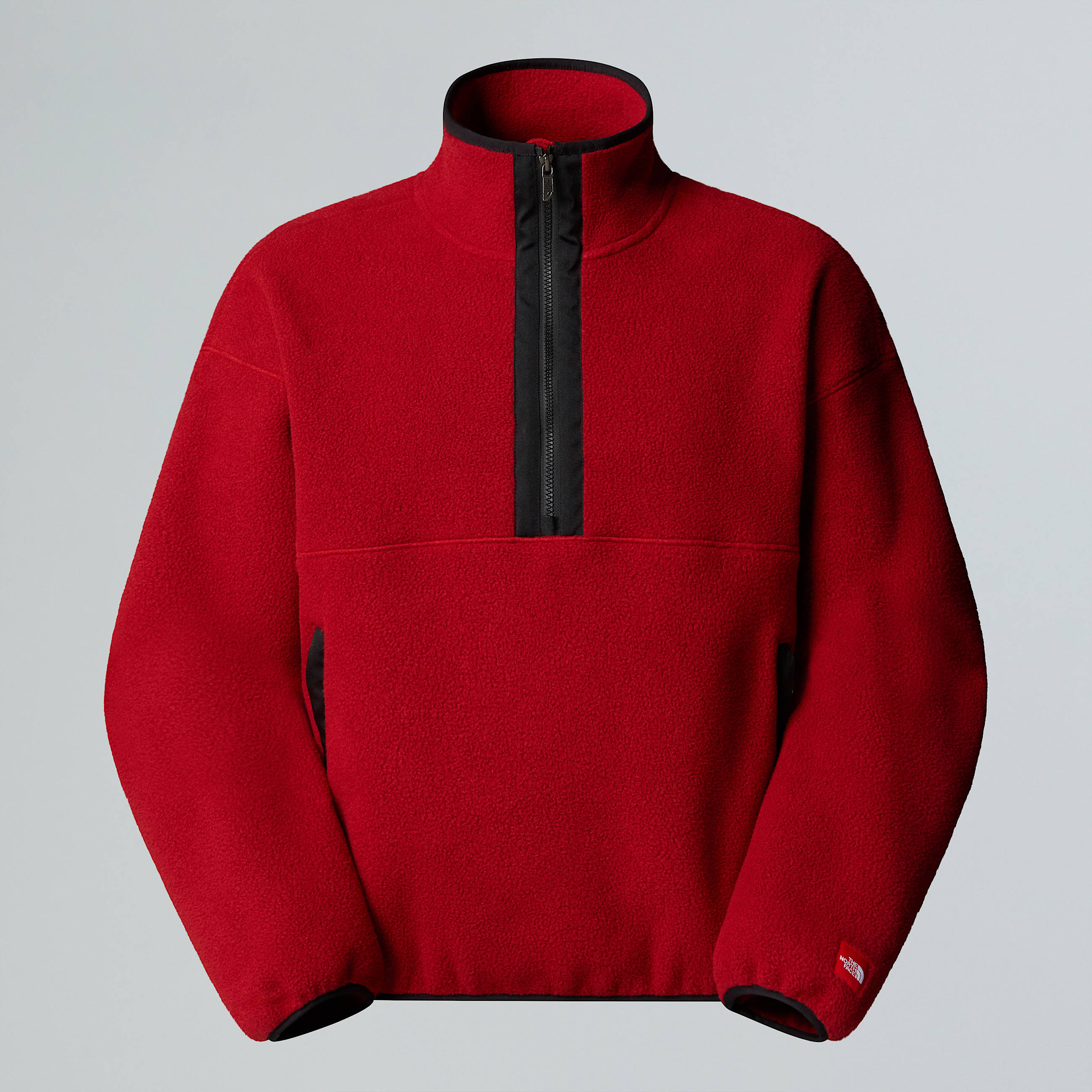 Uniseks Red Boxfleece met halve rits TNF Cardinal Red ALT20