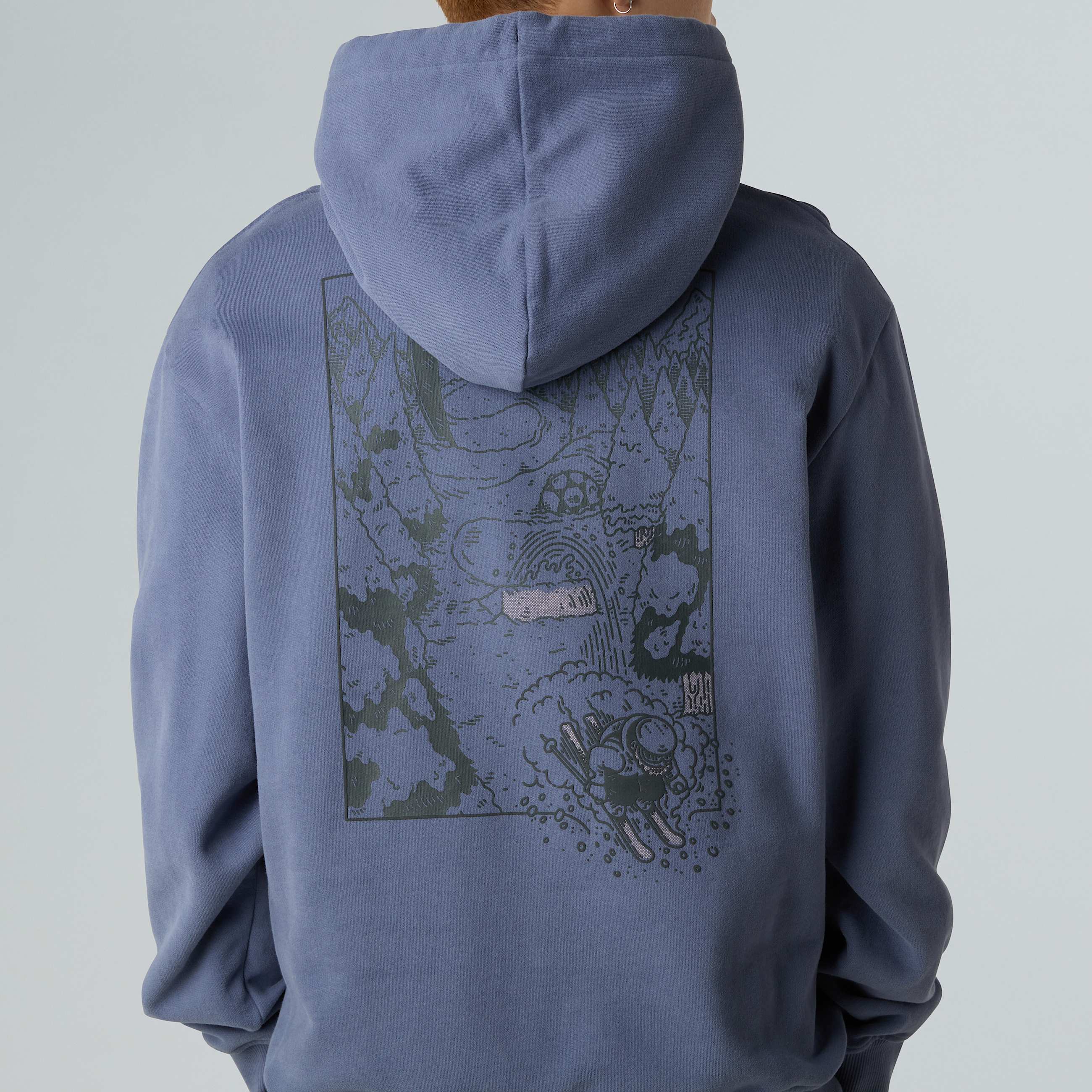 Unisex Powder Days Relaxed Graphic Hoodie TNF ALT6