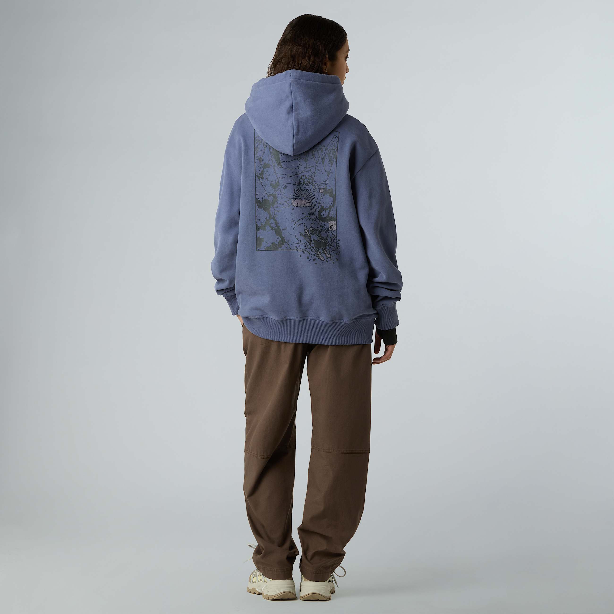 Unisex Powder Days Relaxed Graphic Hoodie TNF ALT10
