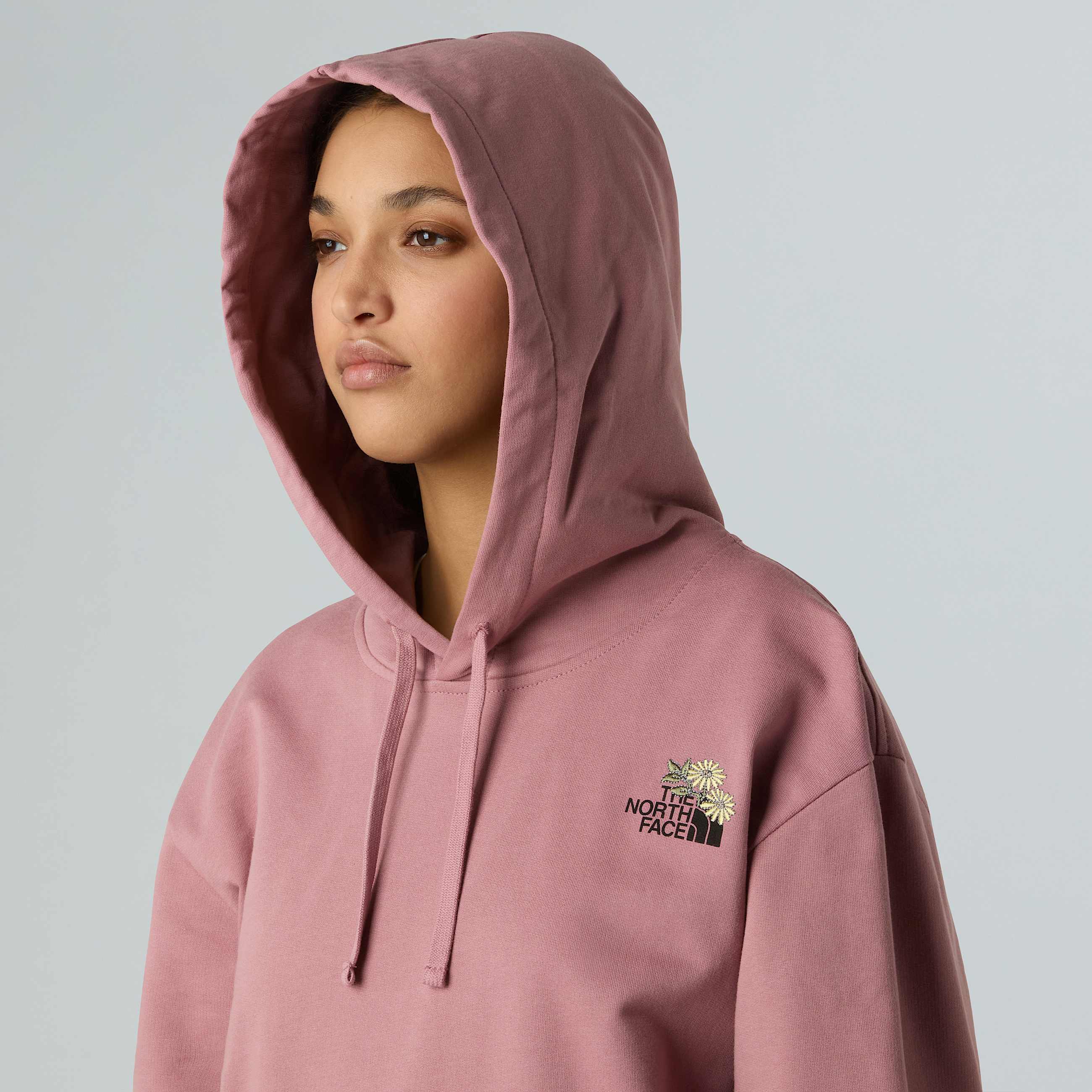 Dome Flower Relaxed Graphic Hoodie Unisex TNF ALT5