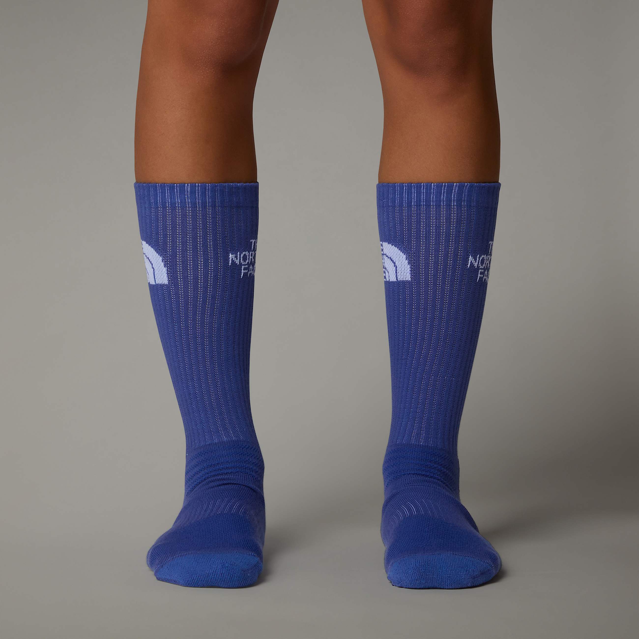 Multi Sport Cushion Crew Socks TNF PapayaBright FoamIndigo Plum ALT6