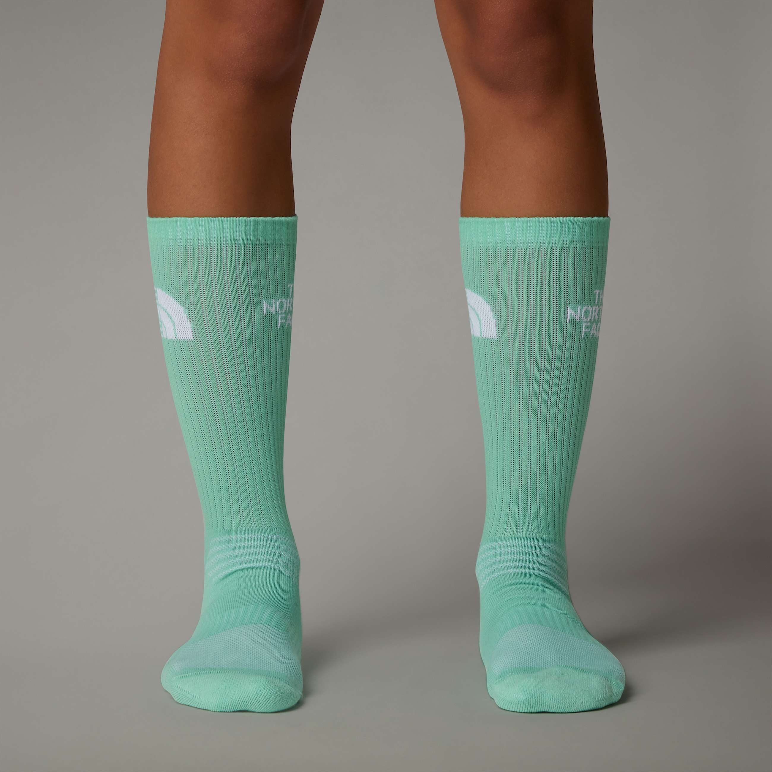 Multi Sport Cushion Crew Socks TNF PapayaBright FoamIndigo Plum ALT7