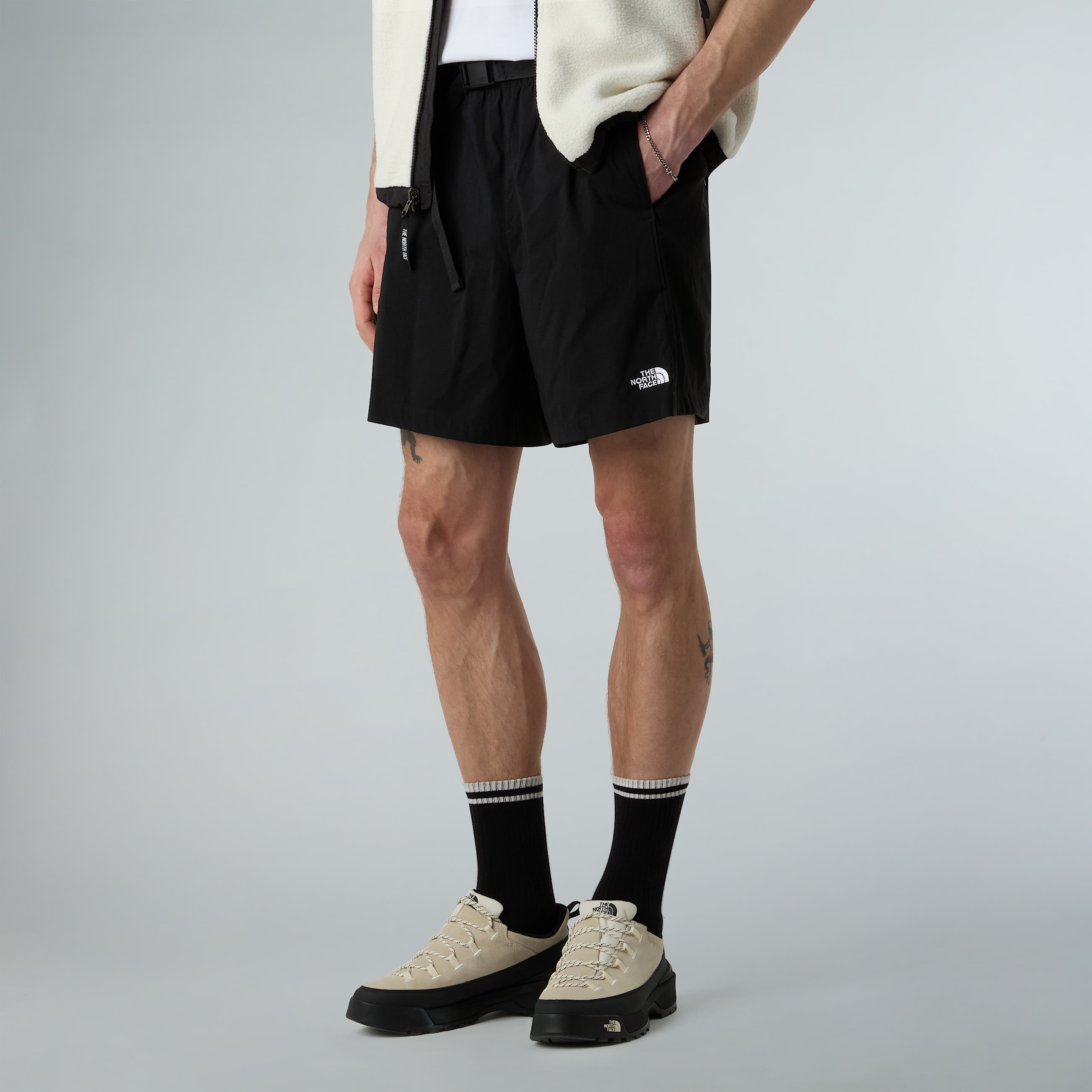 Pantaln corto con cinturn Class V Pathfinder para hombre TNF TNF Black HERO