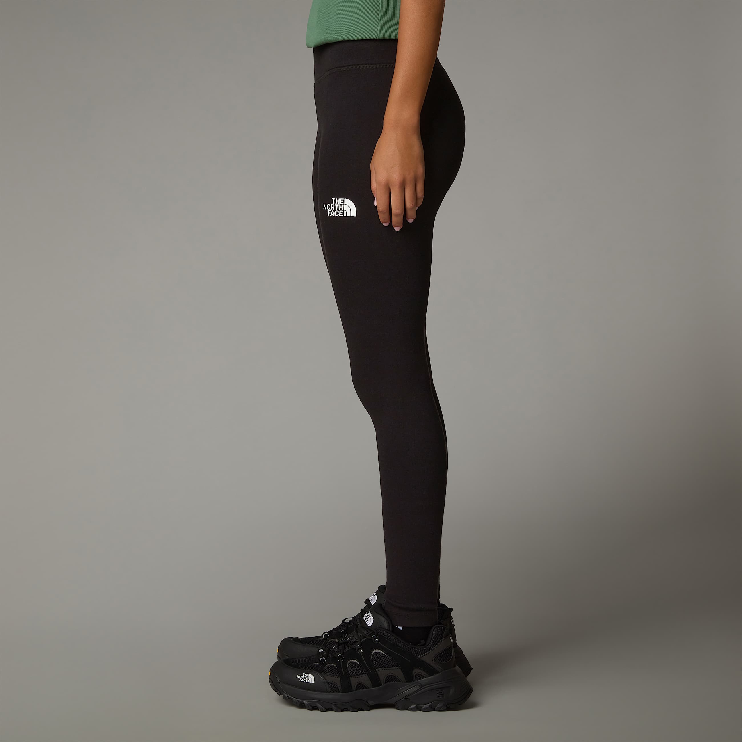 Womens Simple Dome Cotton Leggings TNF ALT4