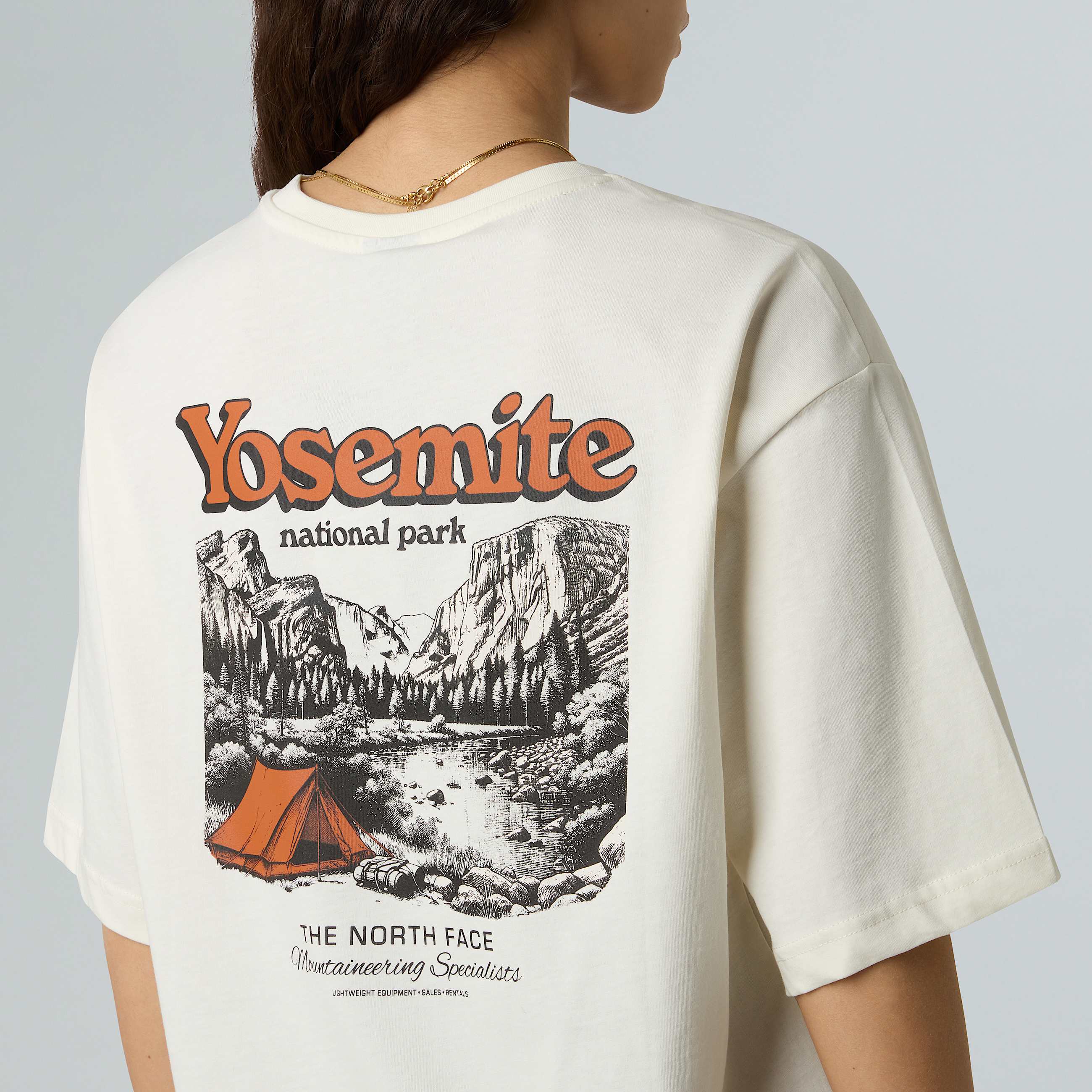 Vintage Postcard Relaxed TShirt Unisex TNF ALT11