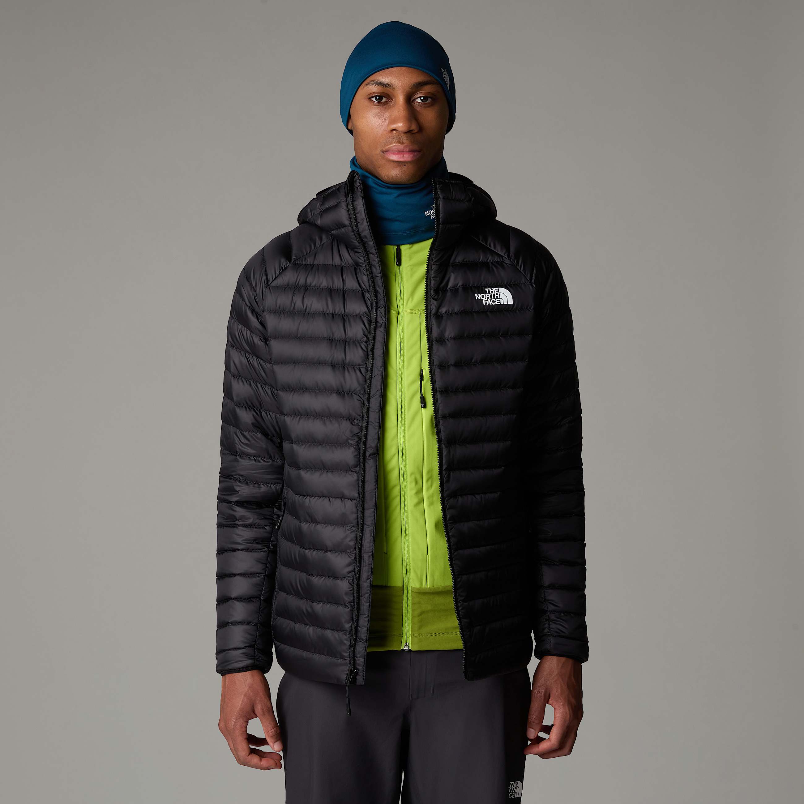 Mens Bettaforca Hooded Down Jacket TNF ALT5