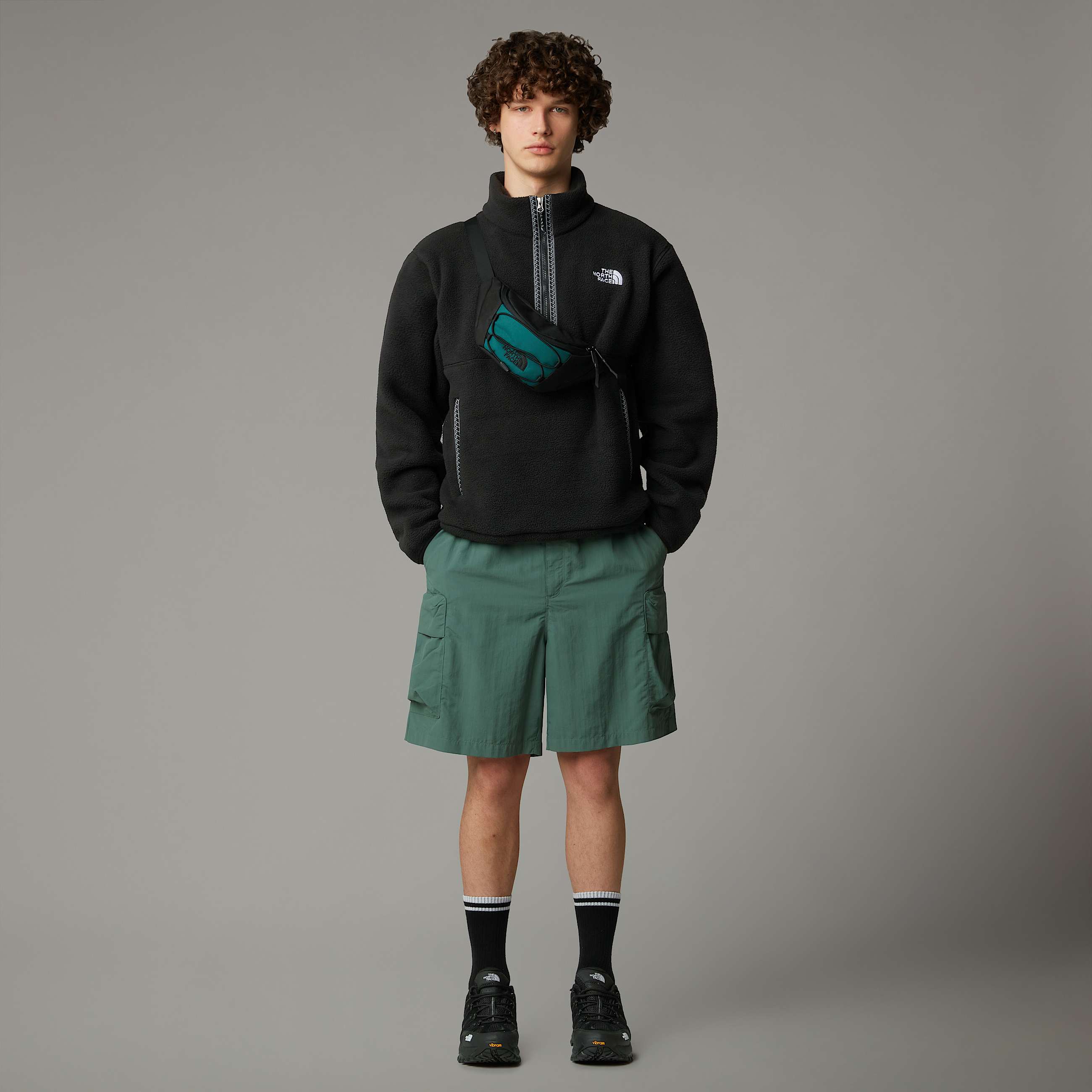 Pile pullover con cerniera a 14 TNF Fleeski da uomo TNF ALT3