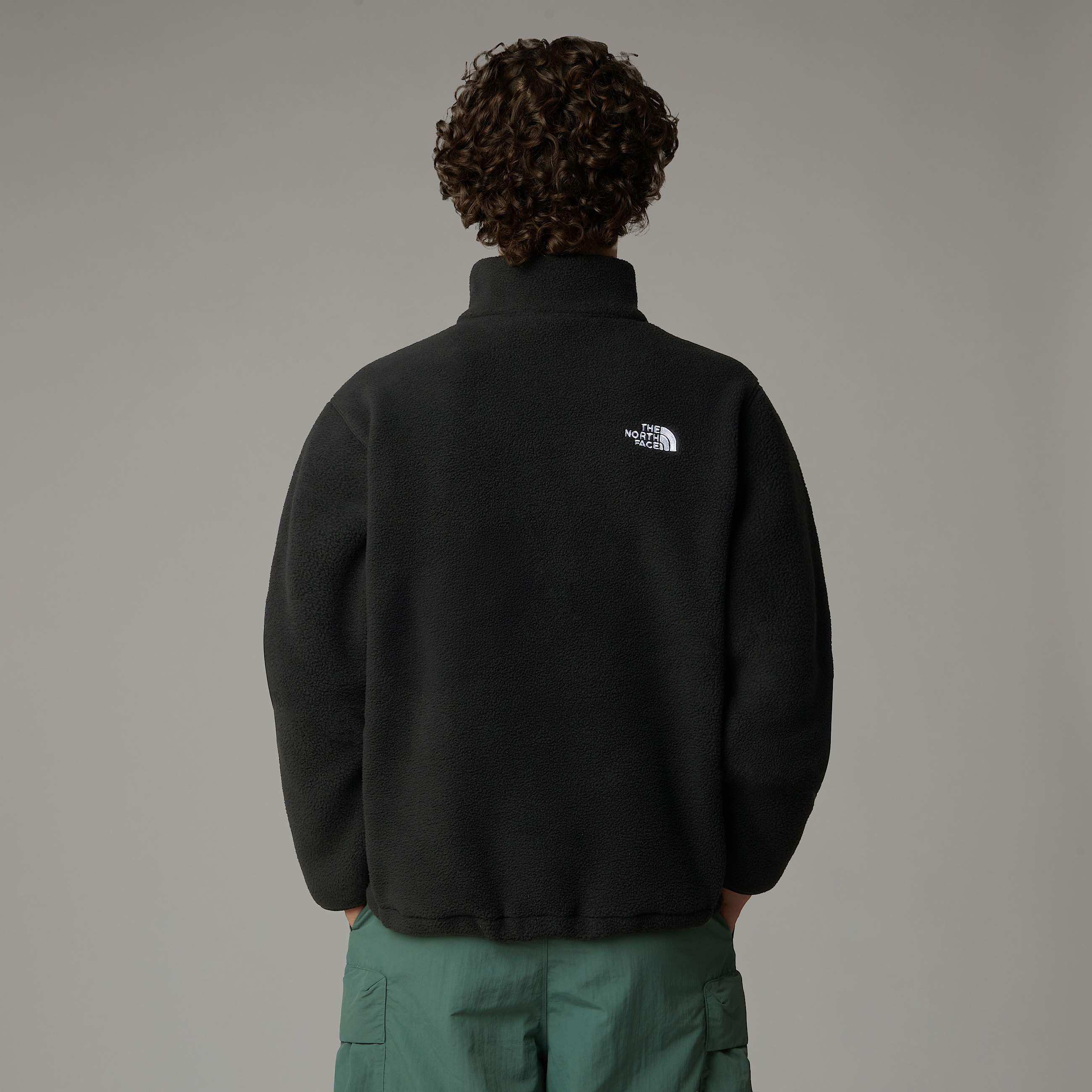 Pile pullover con cerniera a 14 TNF Fleeski da uomo TNF ALT4