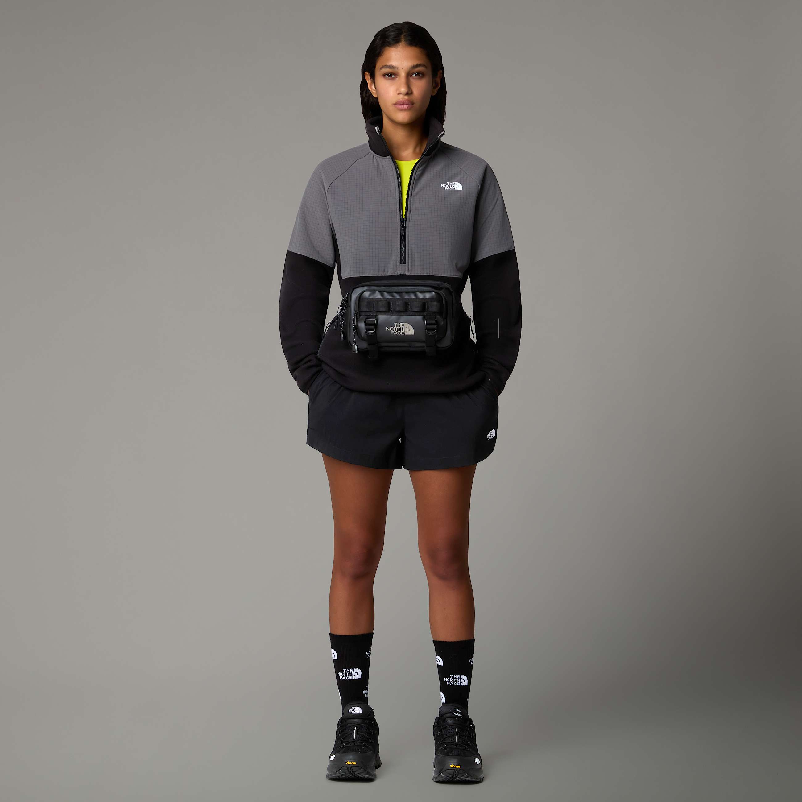 Pile con mezza cerniera Glacier Heavyweight da donna TNF ALT3