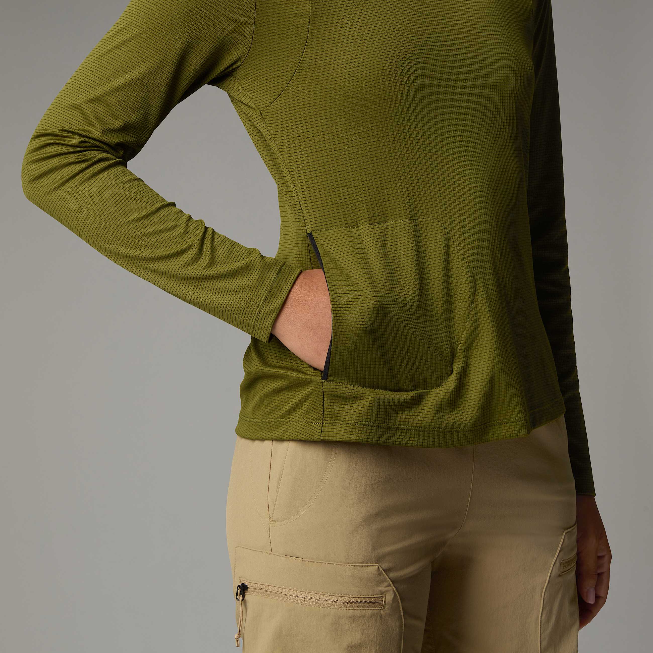 Tshirt a maniche lunghe ripiegabile LIGHTRANGE da donna TNF ALT6