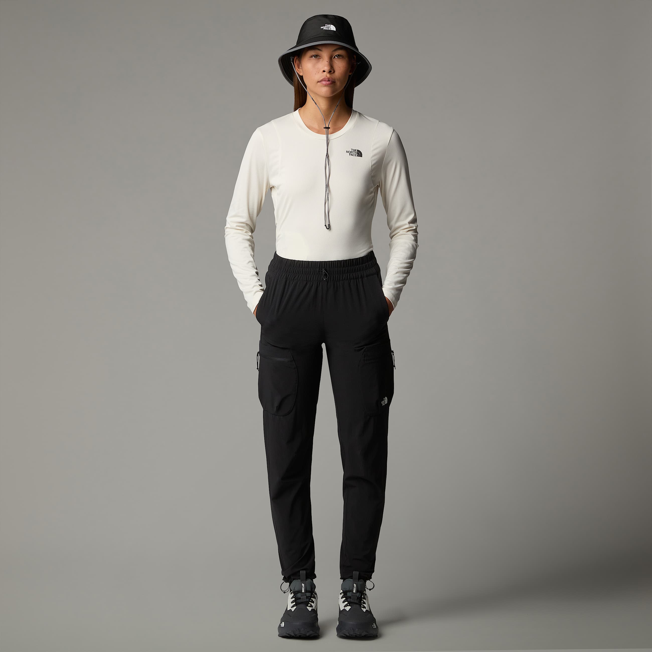 Womens LIGHTRANGE Packable LongSleeve TShirt TNF ALT3