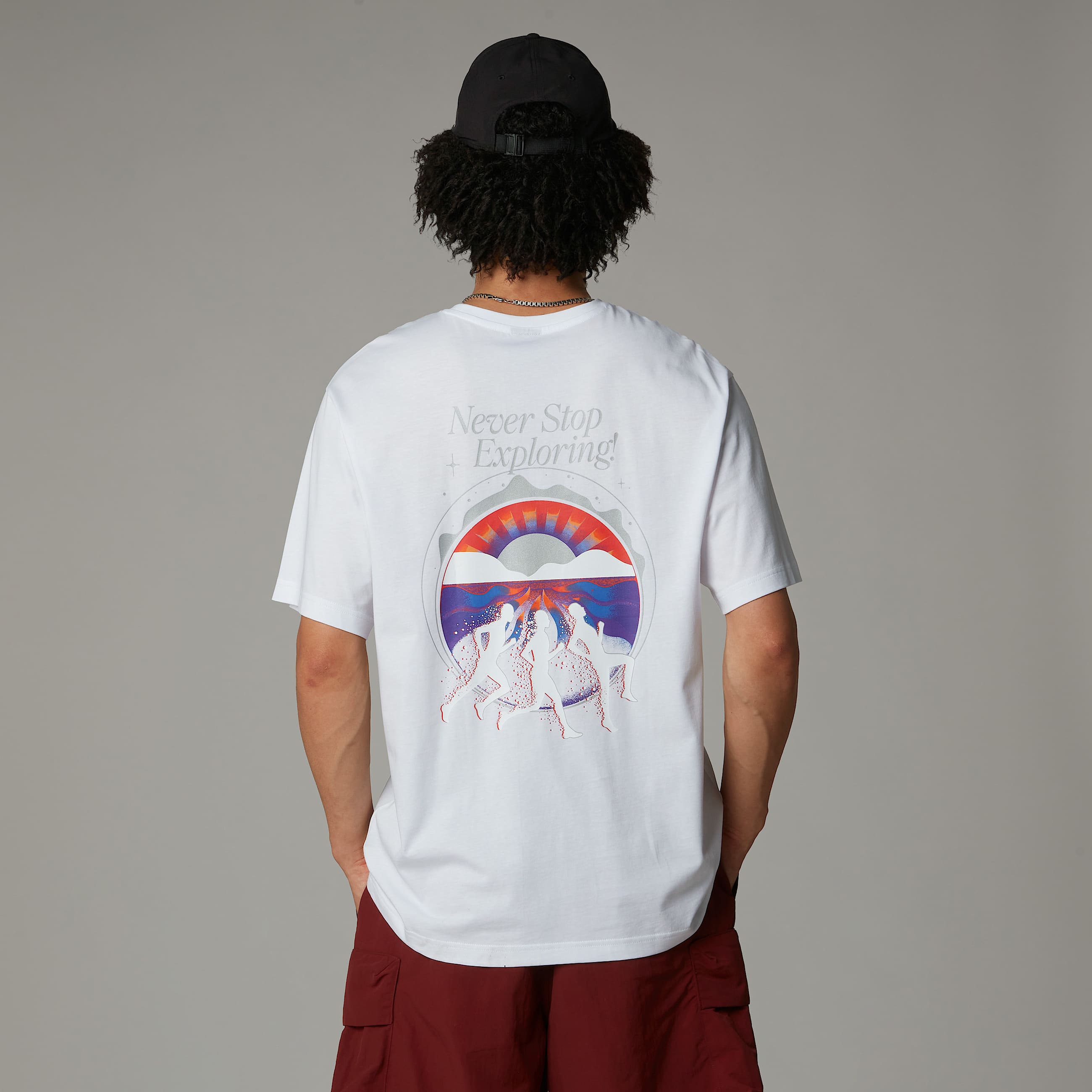 Tshirt Never Stop Relaxed unisex TNF ALT2