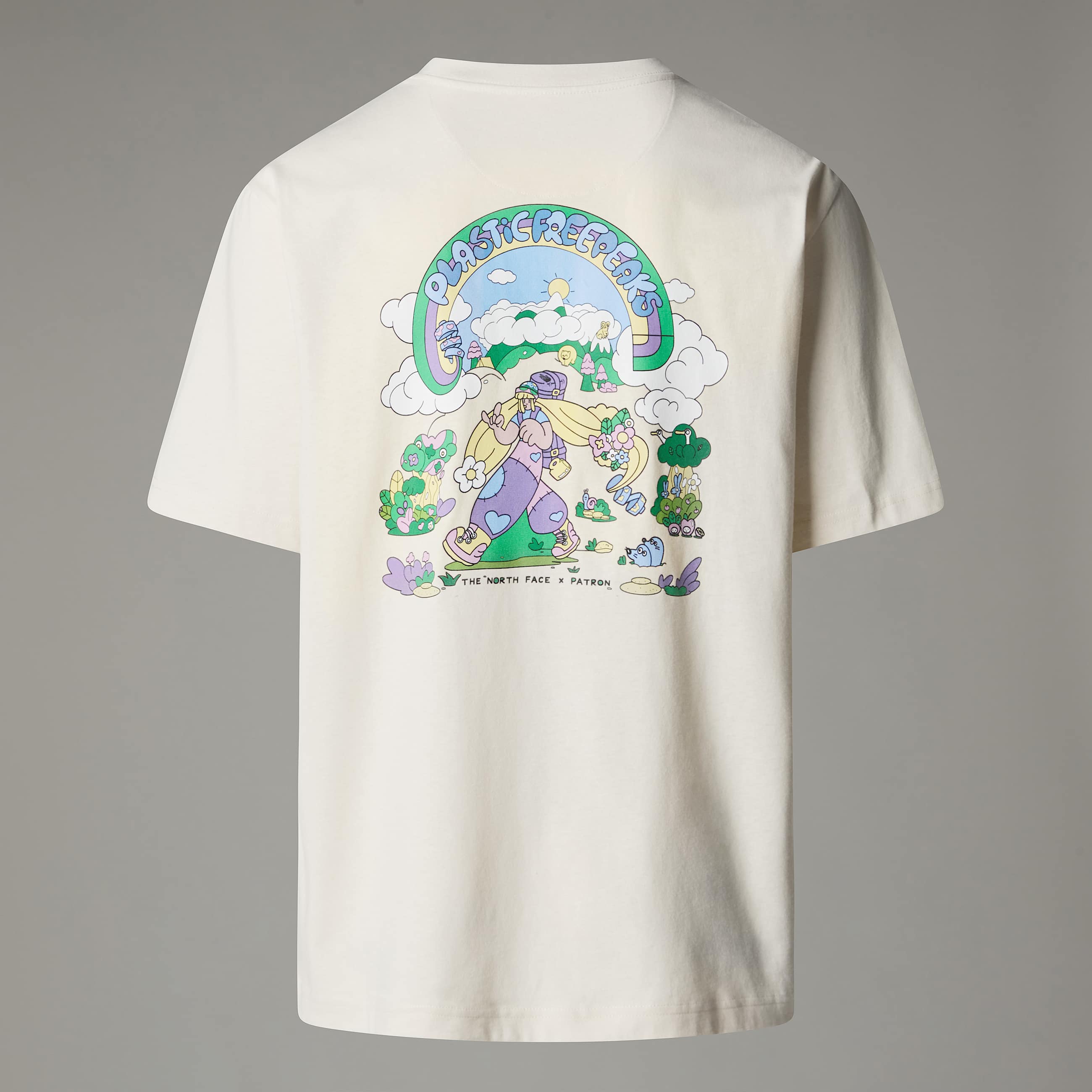 Clean Trails TShirt in Oversize Unisex TNF ALT1