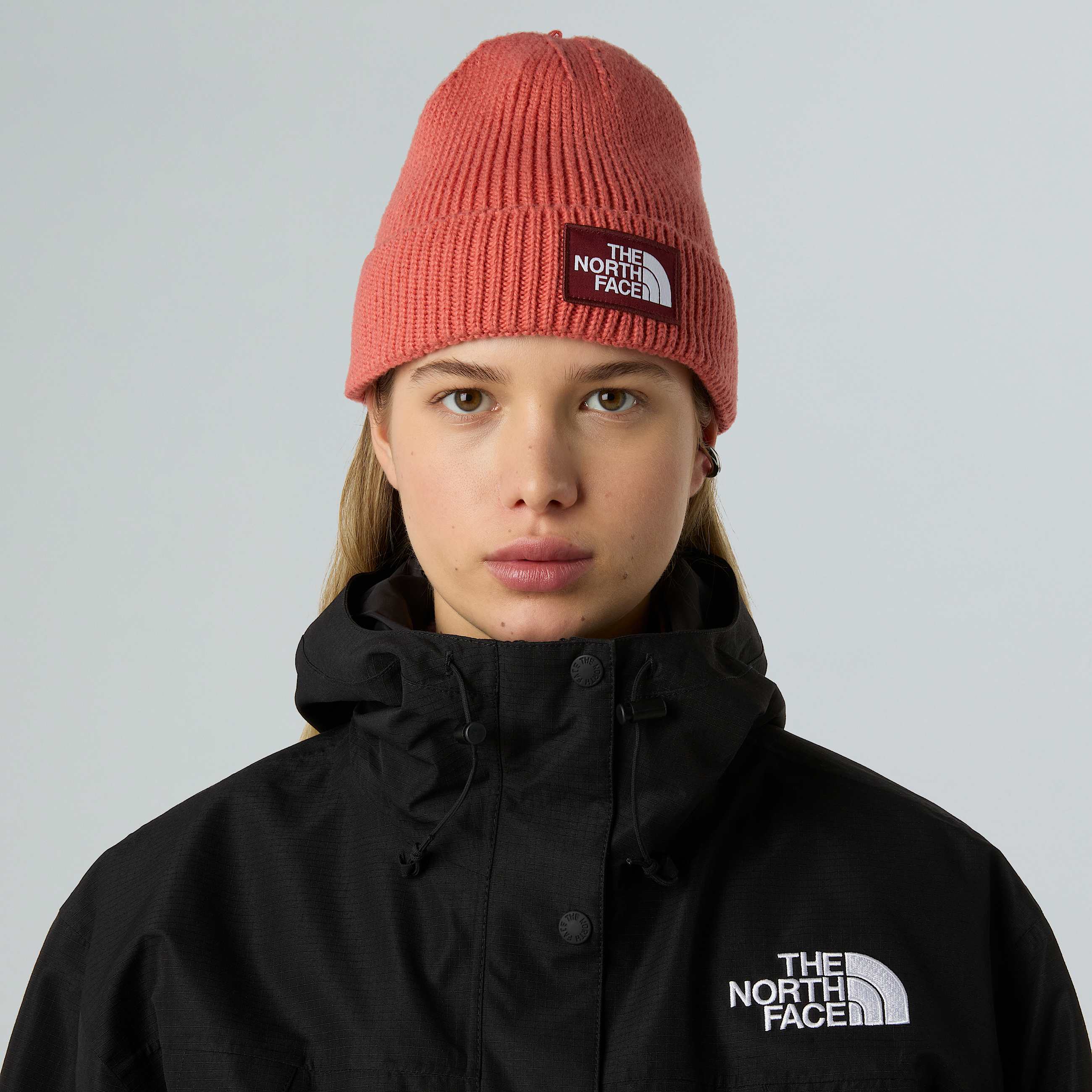 Bonnet  revers et logo carr TNF TNF Mars DustSumac ALT1