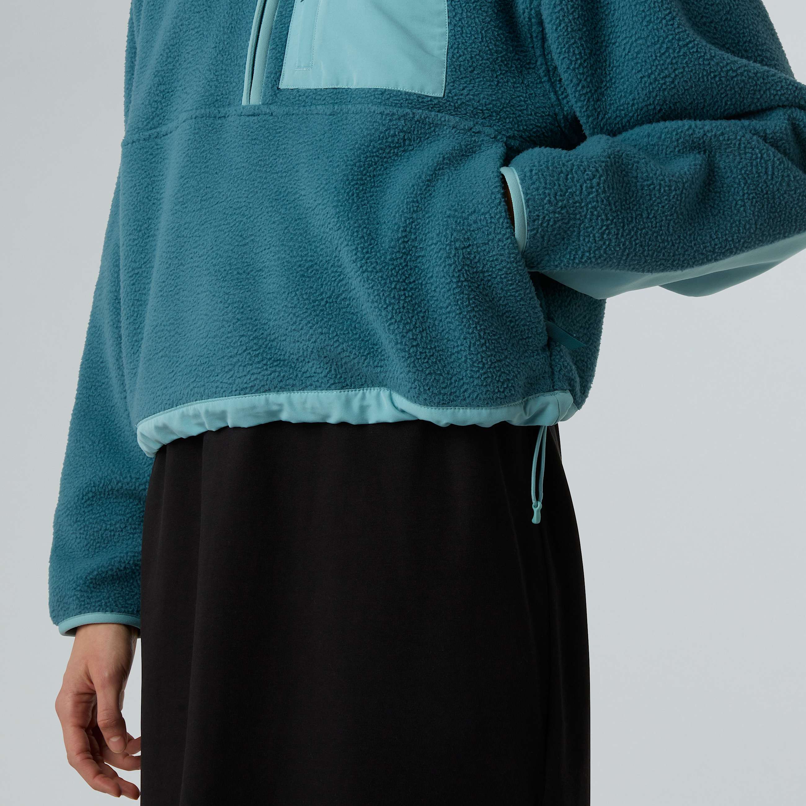 Giacca in pile Yumiori OffPeak con mezza cerniera da donna TNF ALT4