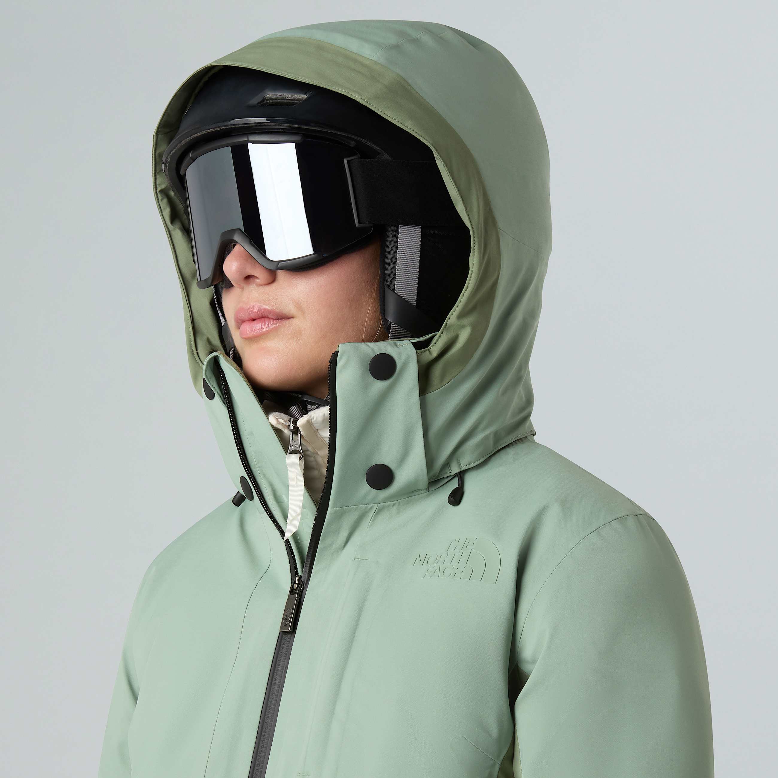 Womens Lenado Jacket TNF Slate MossBark Mist ALT9