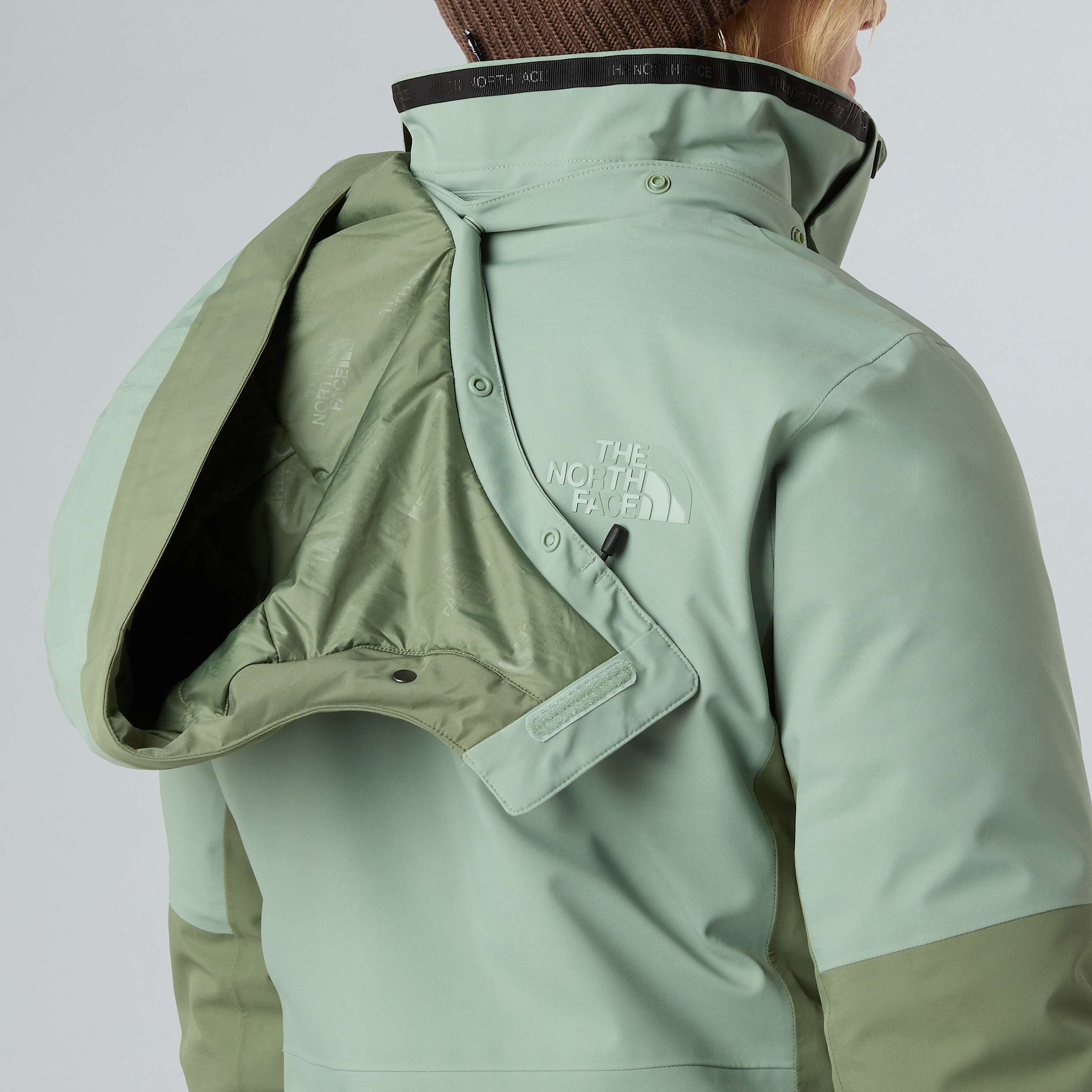 Womens Lenado Jacket TNF Slate MossBark Mist ALT11